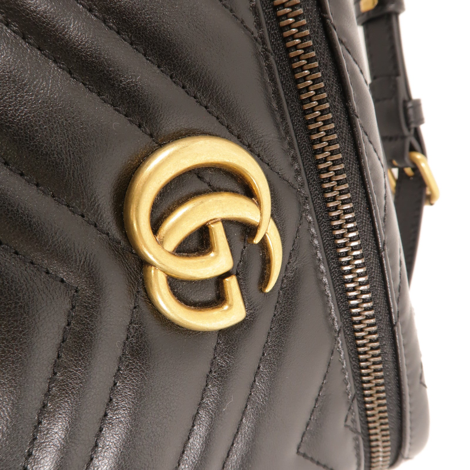 GUCCI 牛皮皮革Marmont Mini bag手挽肩背兩用袋