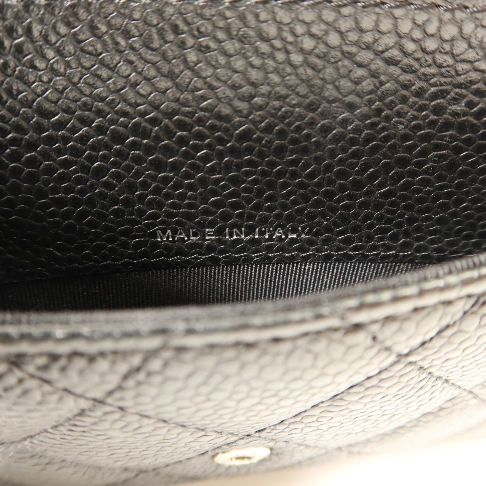 CHANEL 牛皮皮革Wallet銀扣錢包