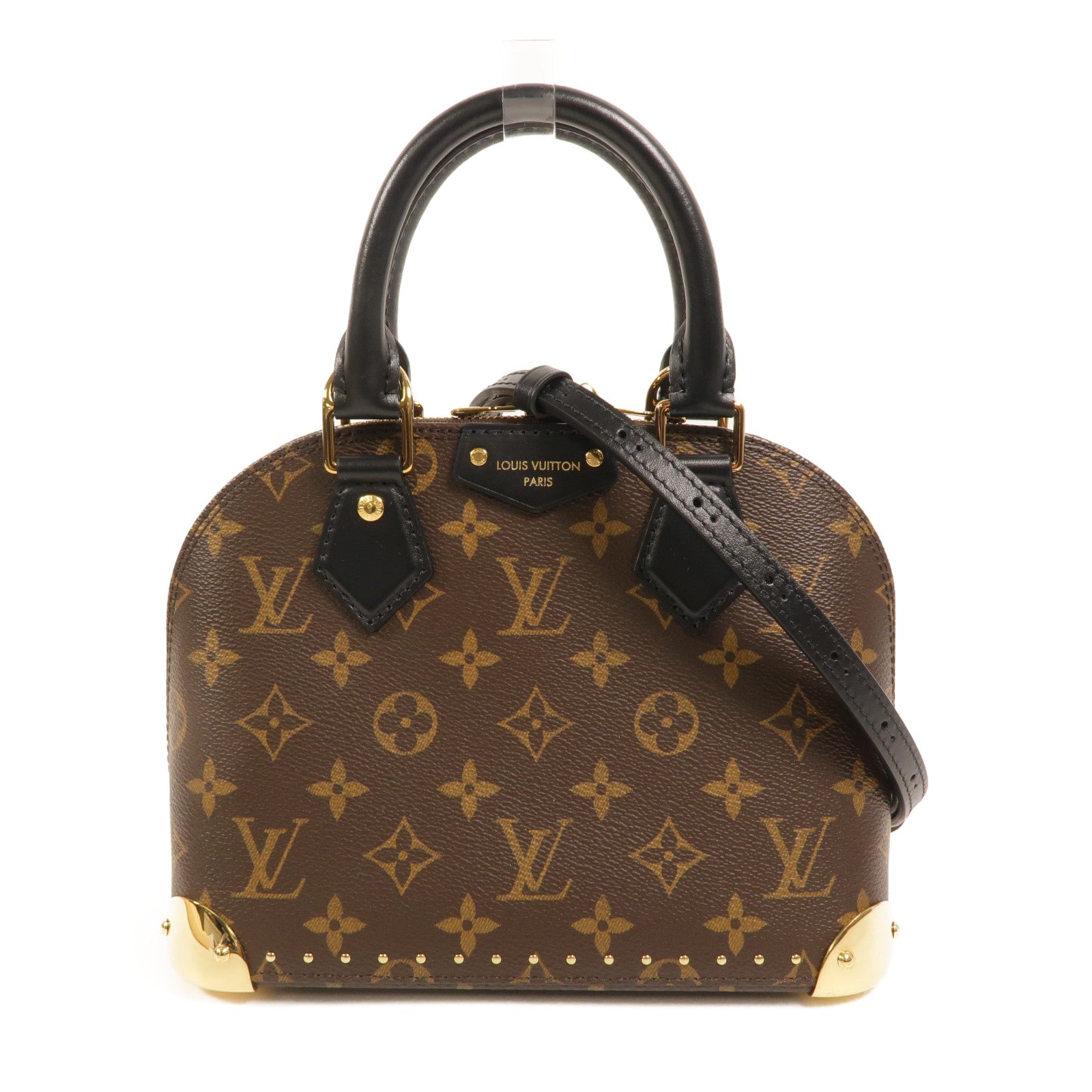 LOUIS VUITTON Monogram Alma BB Trunk手挽肩背兩用袋