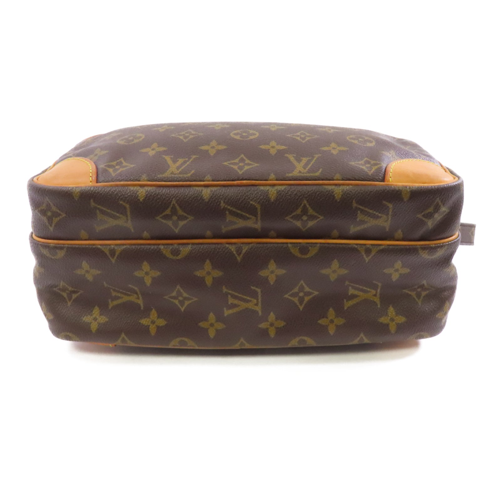 LOUIS VUITTON Monogram Nil金扣肩背袋啡色