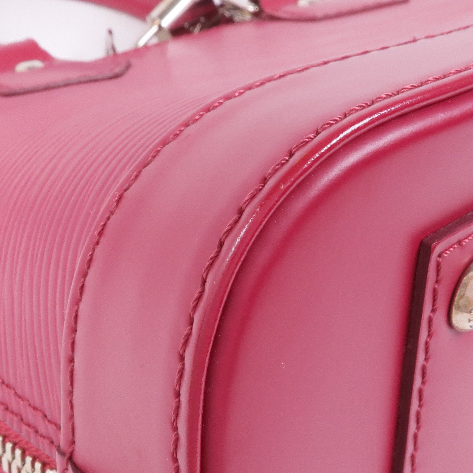 LOUIS VUITTON Epi Alma BB銀扣手挽肩背兩用袋