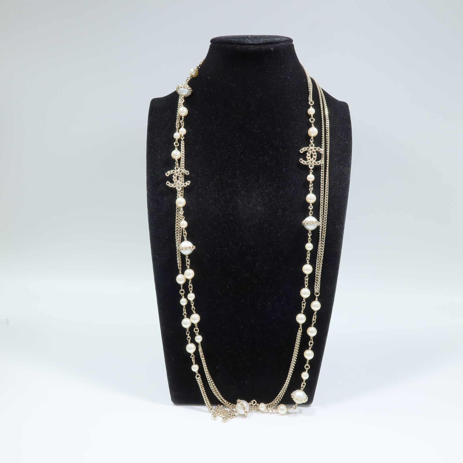 CHANEL PVC/金屬Necklace項鍊