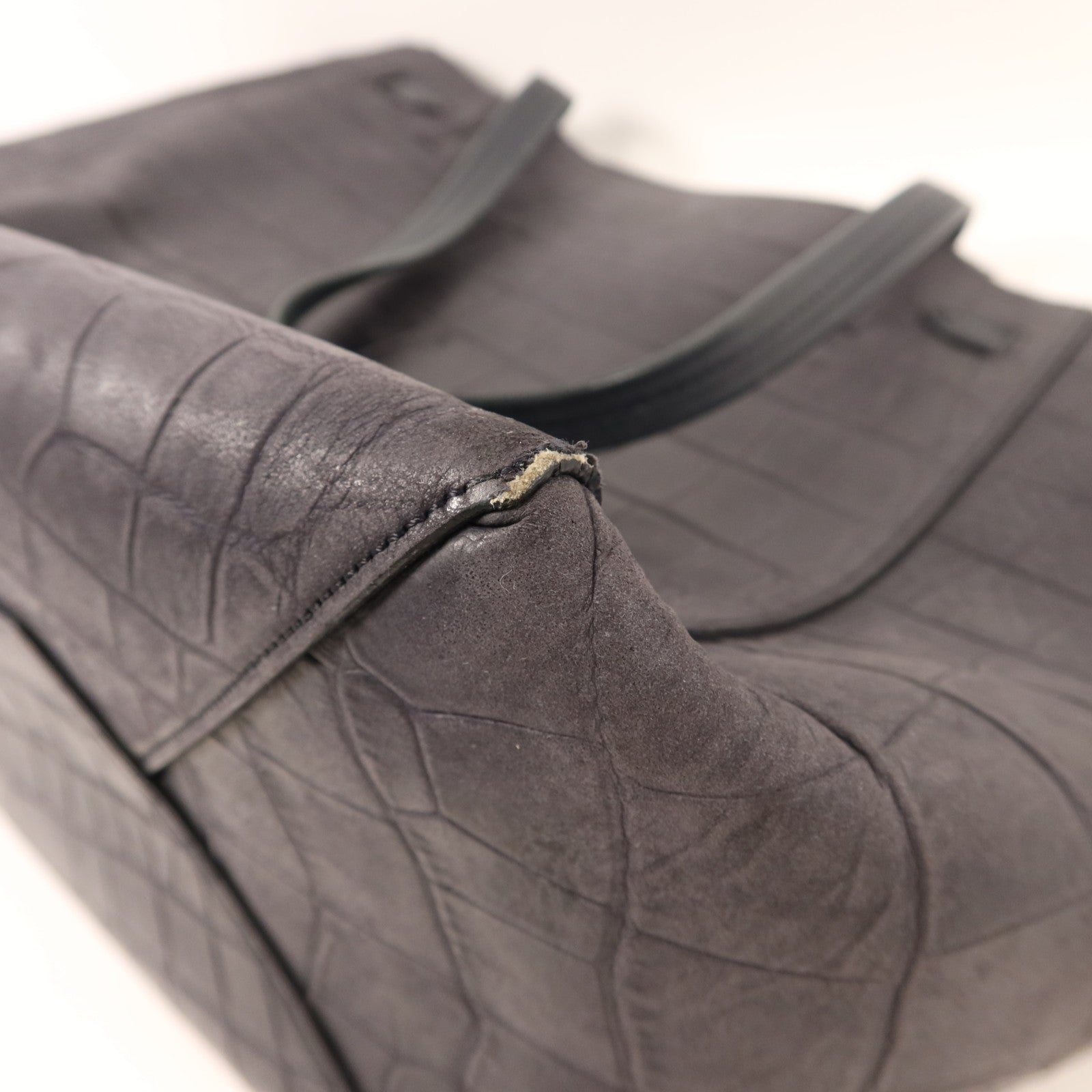 CELINE 牛皮皮革Small Cabas Phantom金扣肩背袋