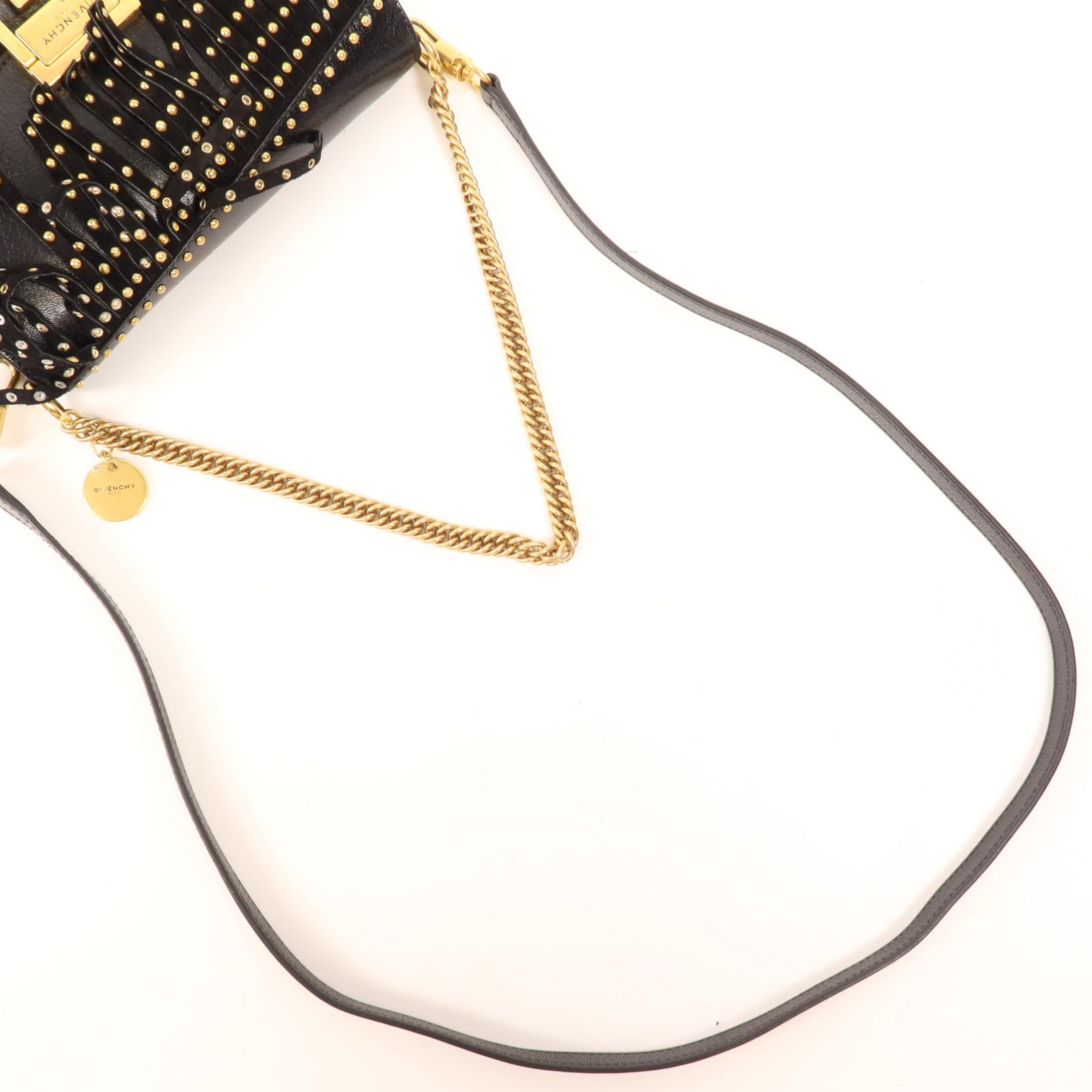GIVENCHY 【激減優惠】皮革Shoulder Bag金扣手挽肩背兩用袋