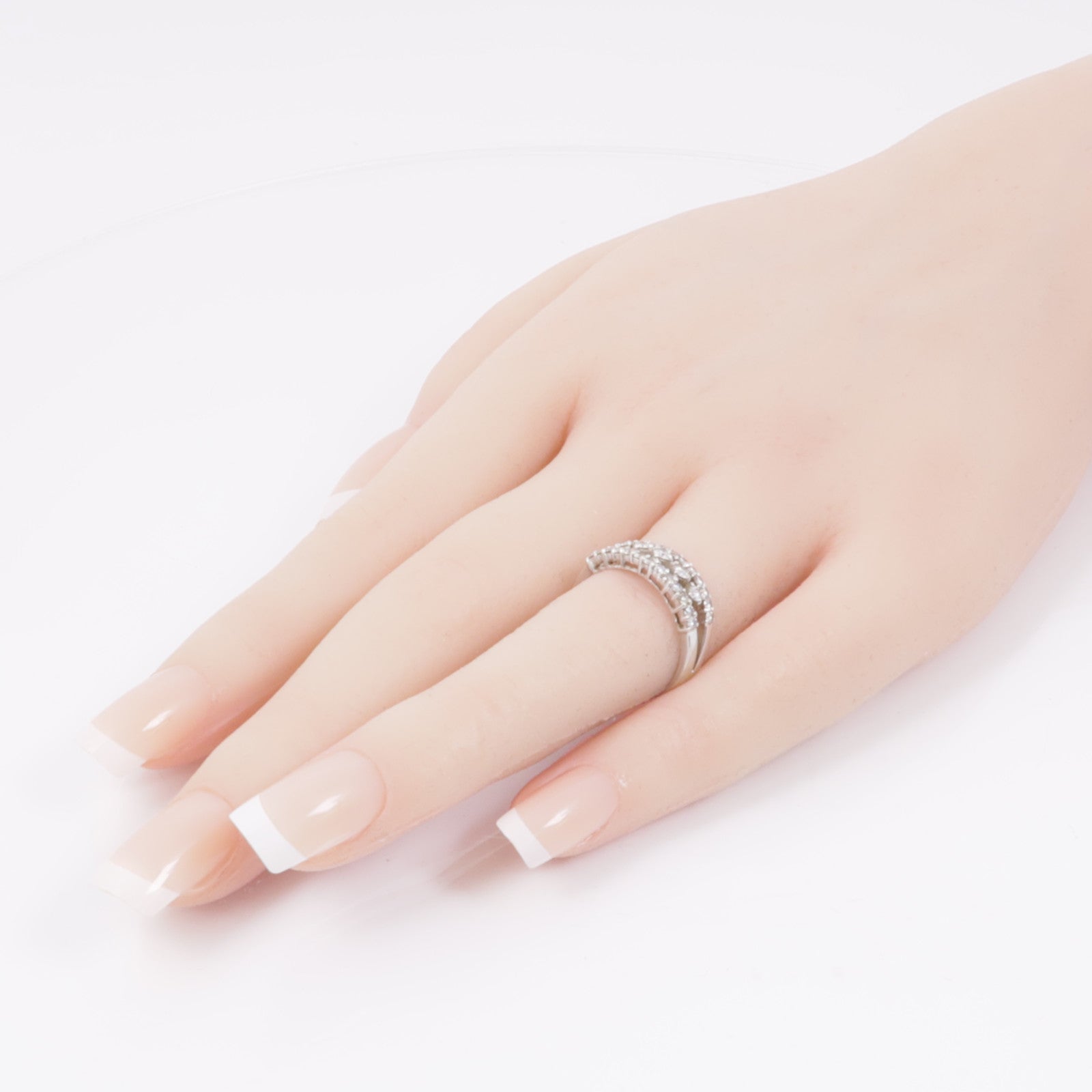 JEWELRY 【激減優惠】18K白金Diamond Ring鑽石戒指US#6.25