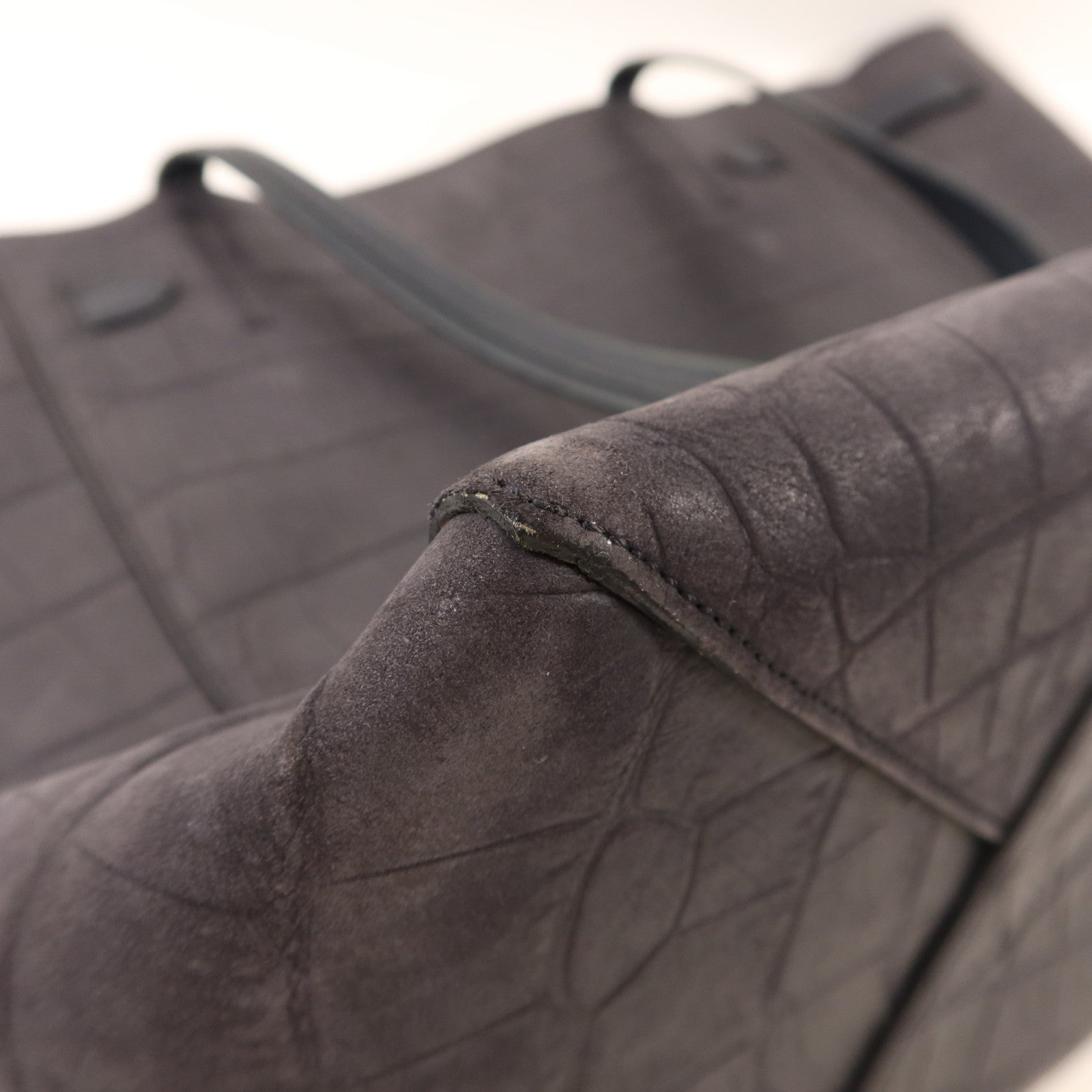 CELINE 牛皮皮革Small Cabas Phantom金扣肩背袋