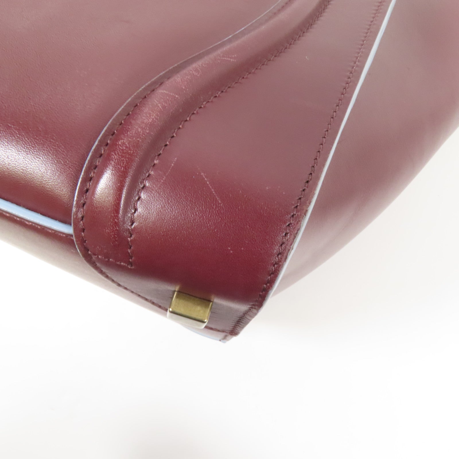 CELINE 牛皮皮革Mini Luggage金扣手挽袋