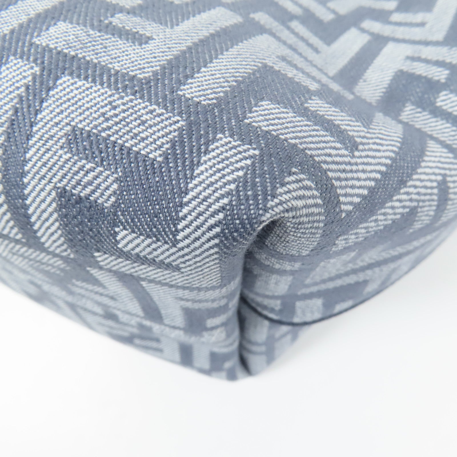 FENDI GHW Small Roll Shoulder Bag 8BH424 AUT4 F1SXQ Denim Blue