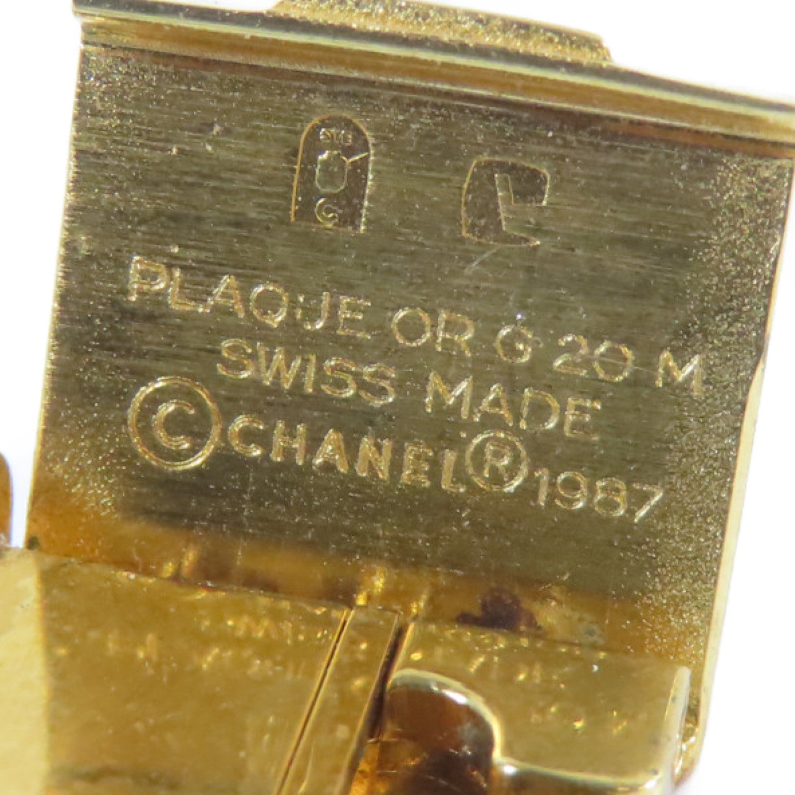 CHANEL Premiere M鍍金手錶石英機芯黑色