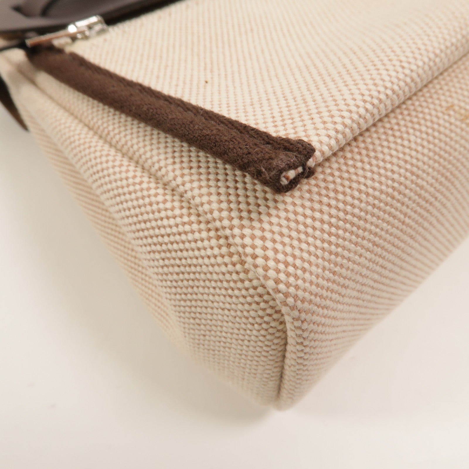 HERMES 帆布Mini Herbag肩背袋Ebene