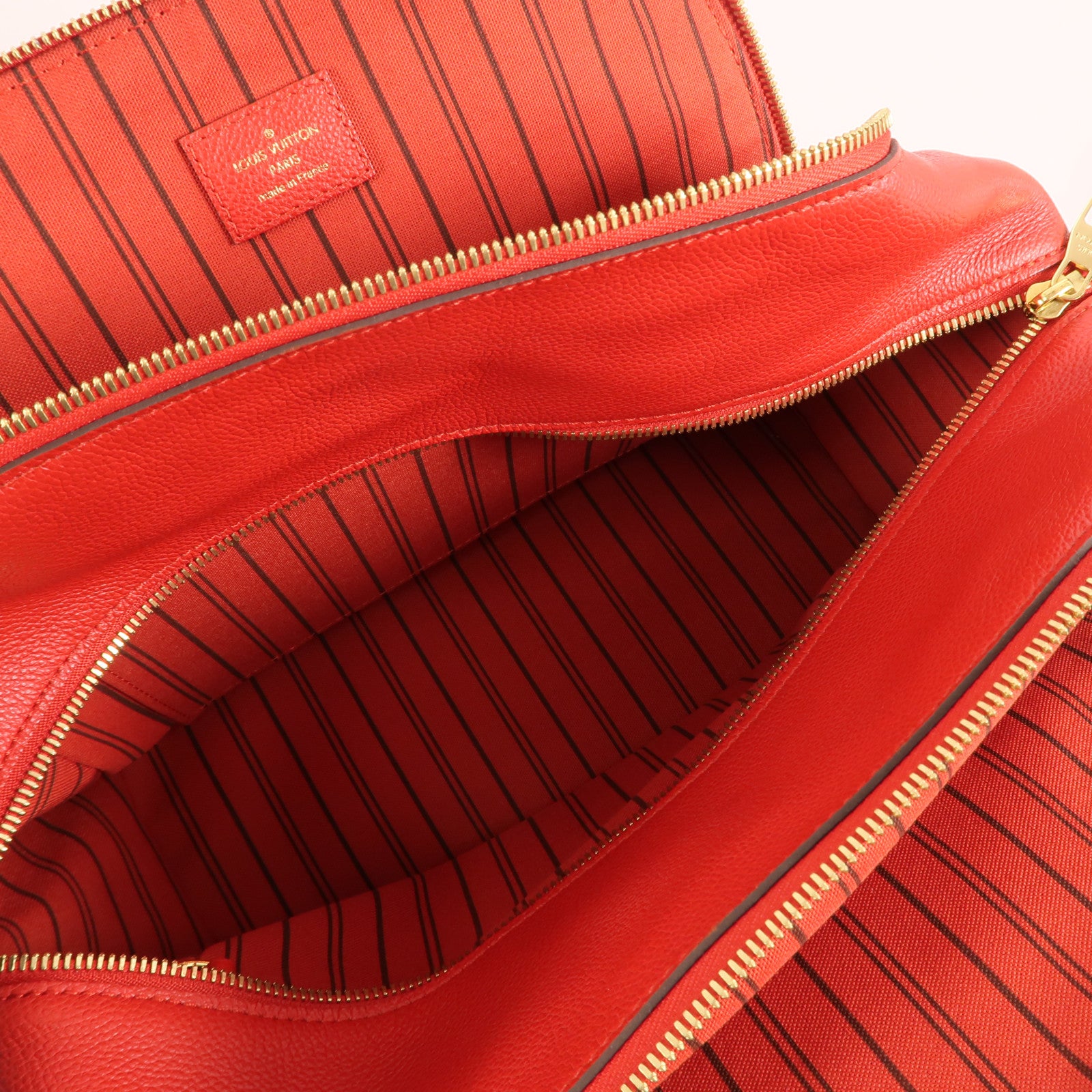 LOUIS VUITTON Monogram Empreinte Marais金扣手挽袋