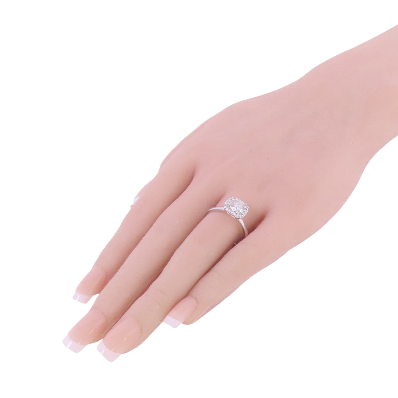 JEWELRY Diamond Ring PT950 Platinum US#8.25