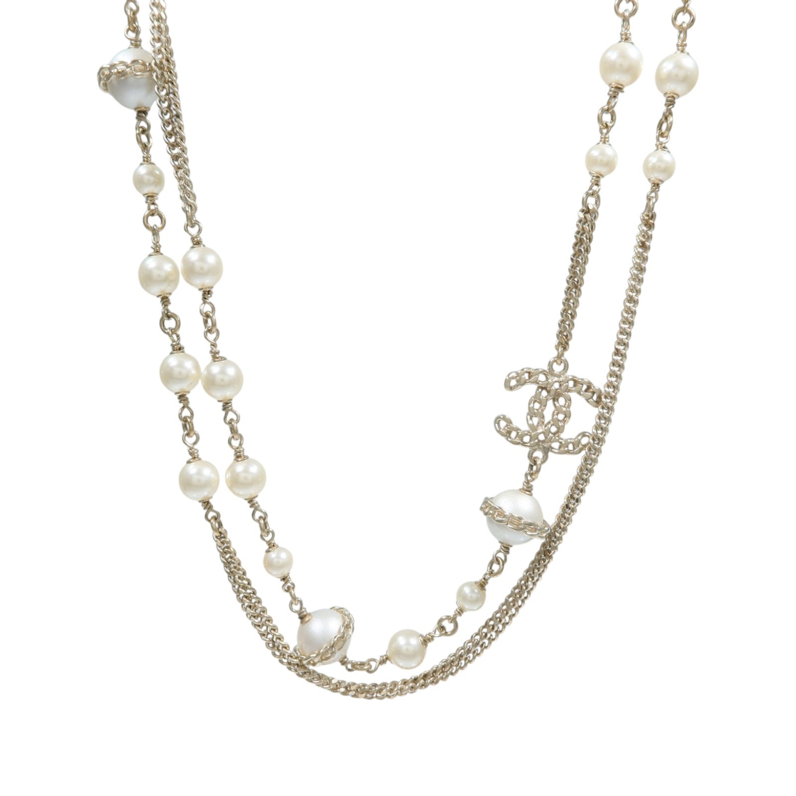 CHANEL PVC/金屬Necklace項鍊