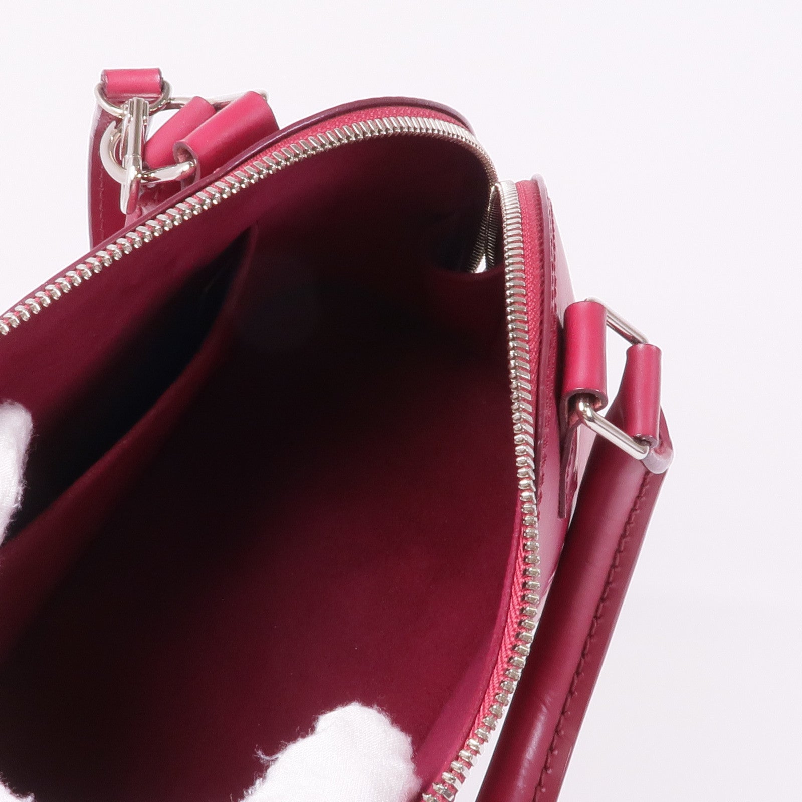 LOUIS VUITTON Epi Alma BB銀扣手挽肩背兩用袋