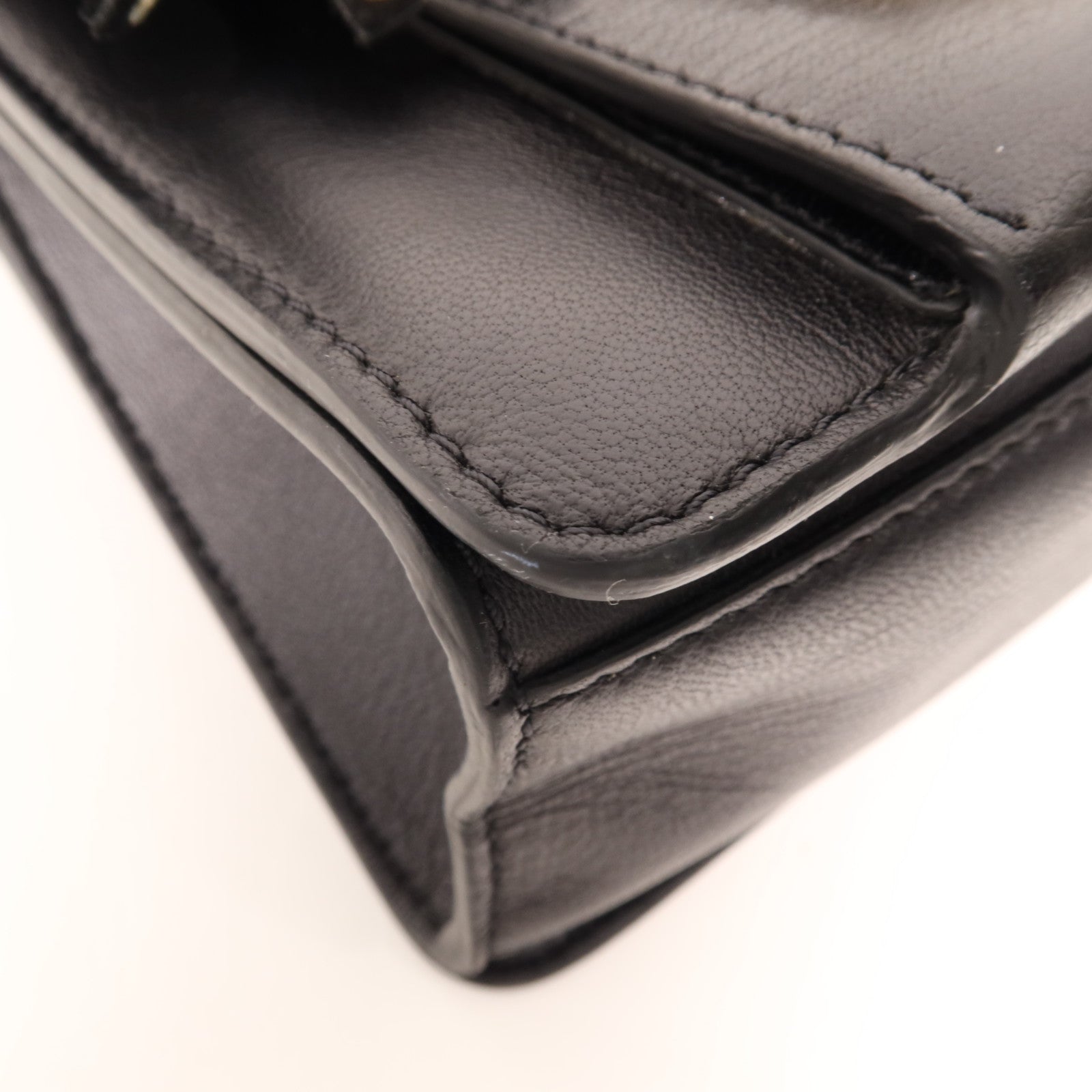 GIVENCHY 【激減優惠】皮革Shoulder Bag金扣手挽肩背兩用袋