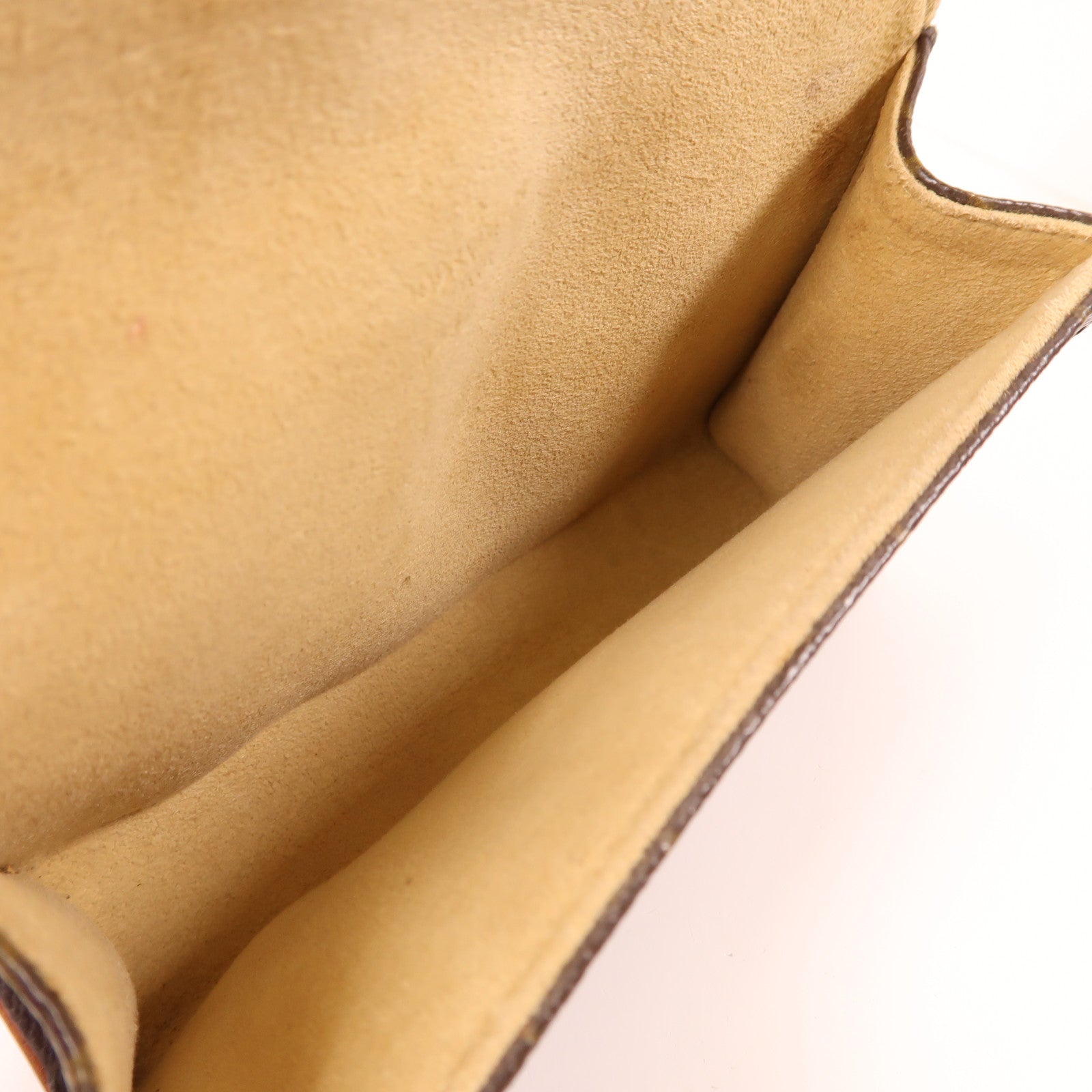 LOUIS VUITTON Monogram Pochette Florentine金扣腰包棕色