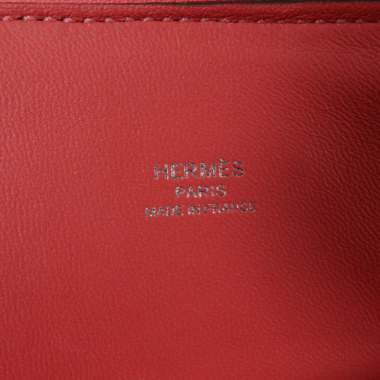HERMES Chevre皮革Mini Bolide手挽肩背兩用袋Rose Azalee
