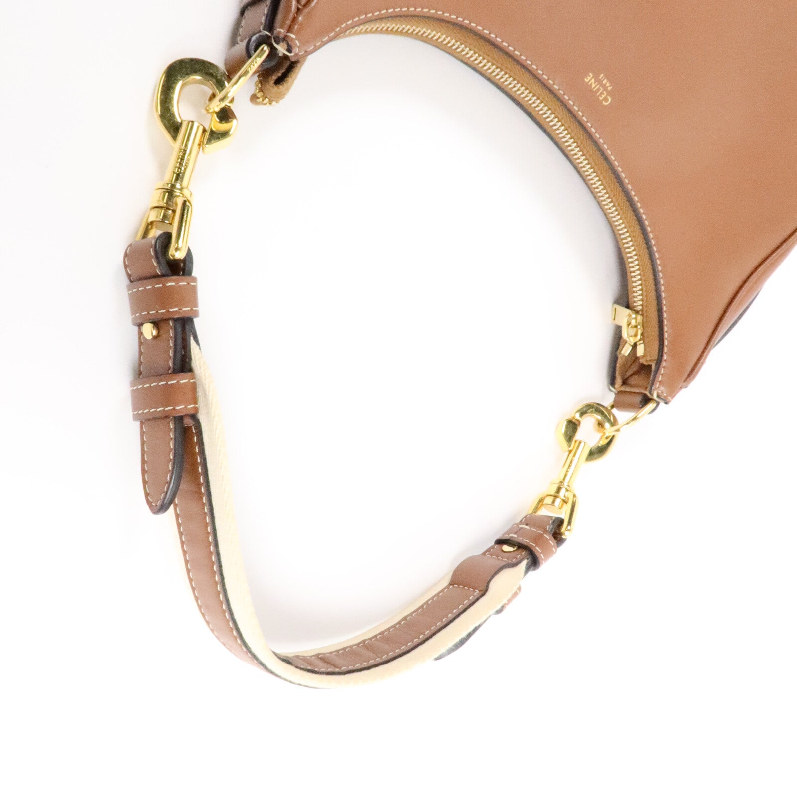 CELINE 牛皮皮革Triomphe Ava Medium肩背袋