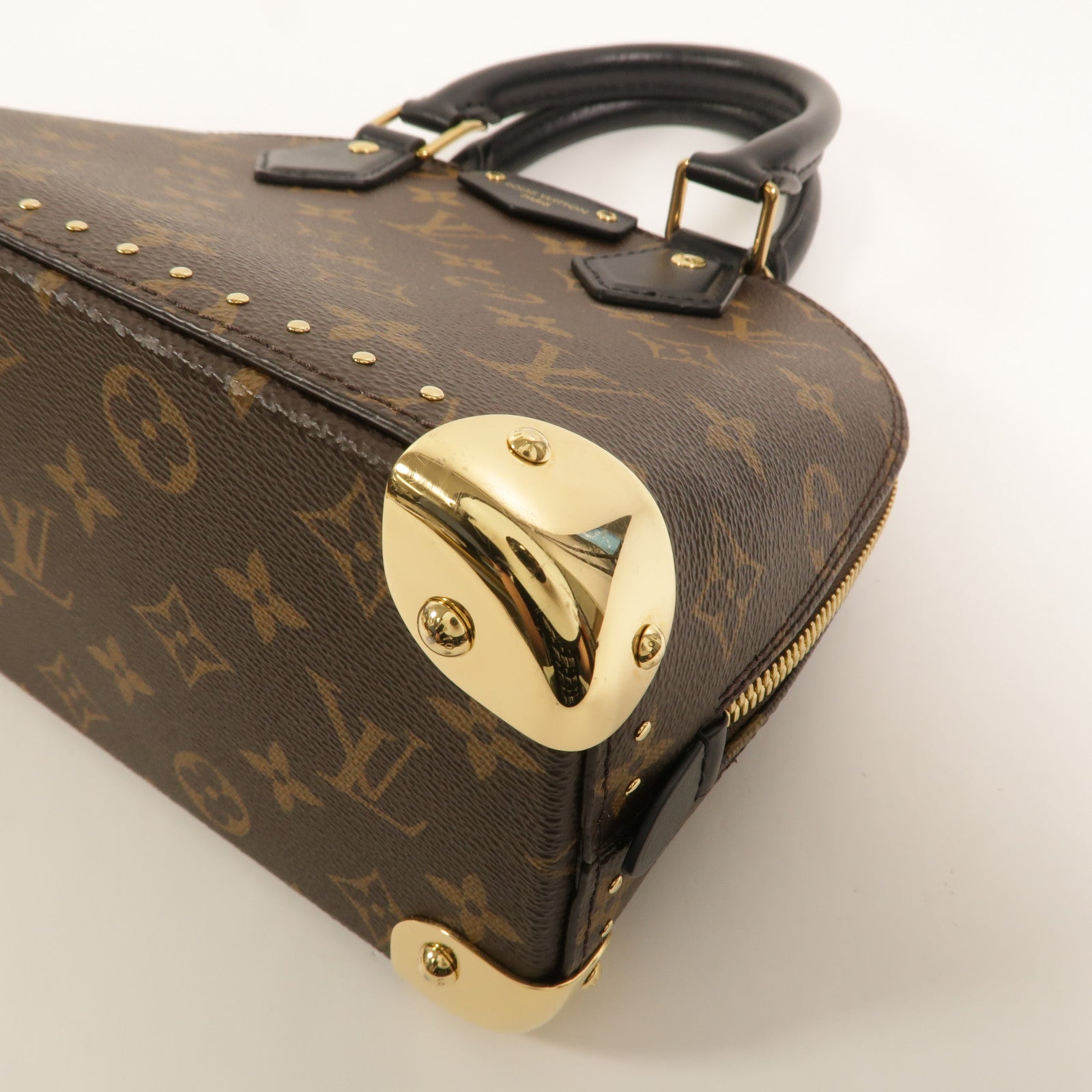 LOUIS VUITTON Monogram Alma BB Trunk手挽肩背兩用袋