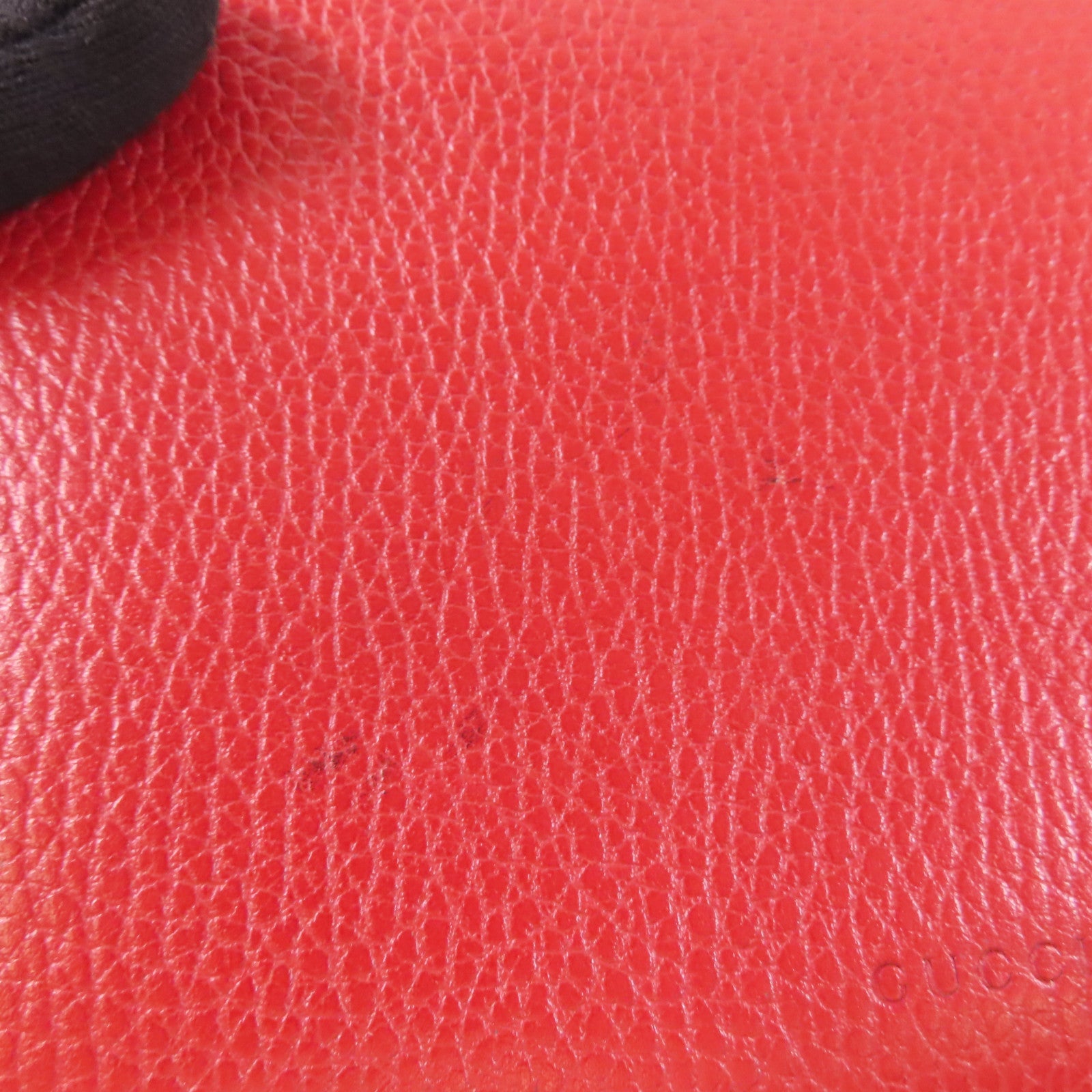 GUCCI GG Dionysus GG Supreme Chain Wallet Shoulder Bag 401231 Calfskin Red