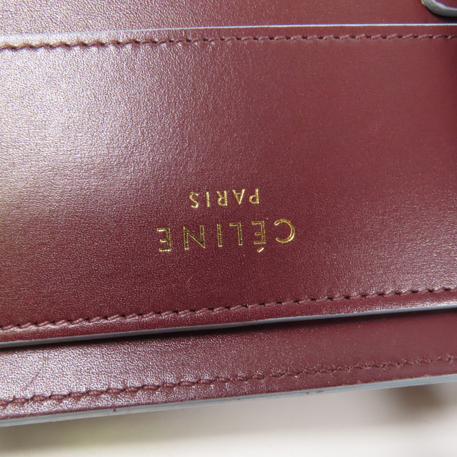 CELINE 牛皮皮革Mini Luggage金扣手挽袋