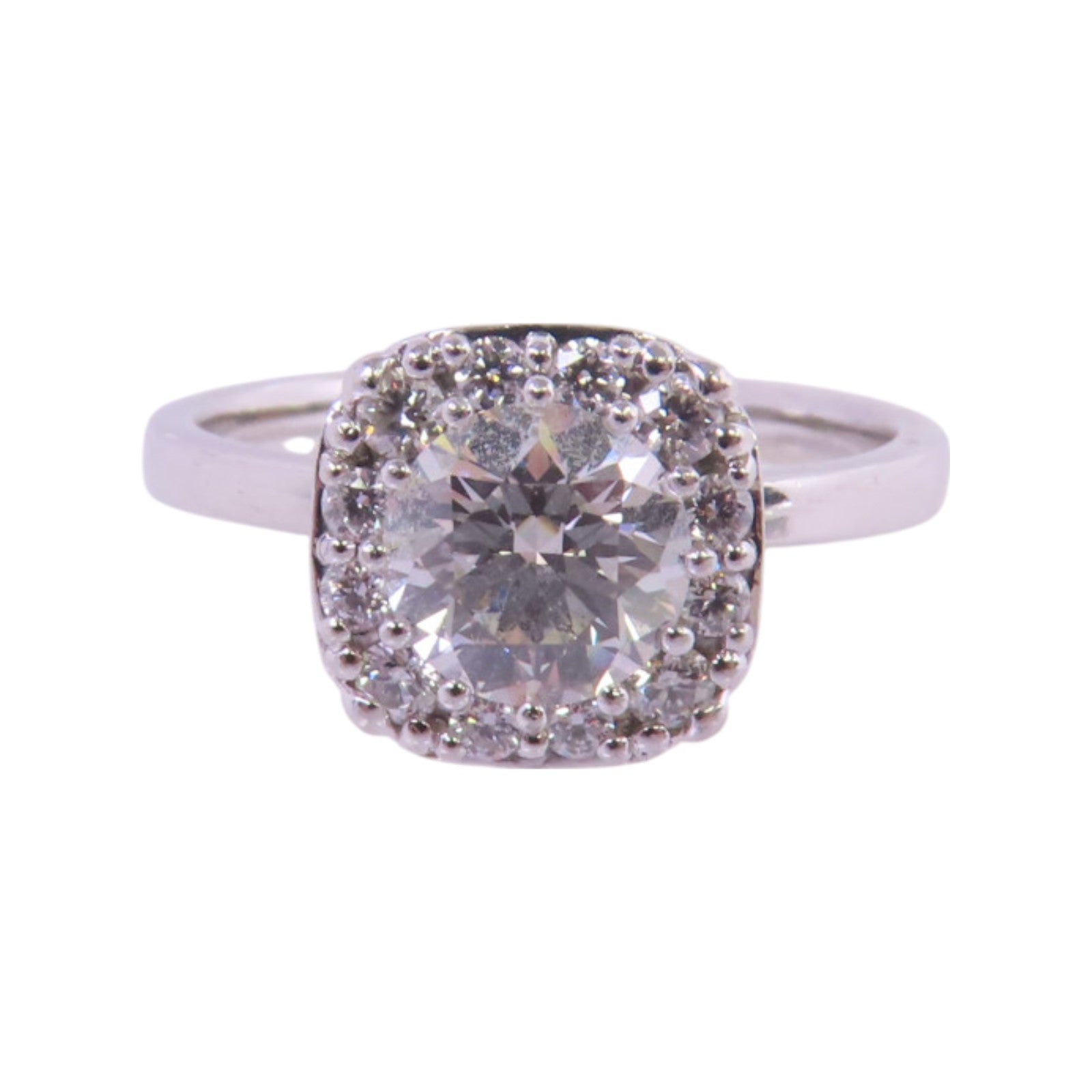 JEWELRY Diamond Ring PT950 Platinum US#8.25