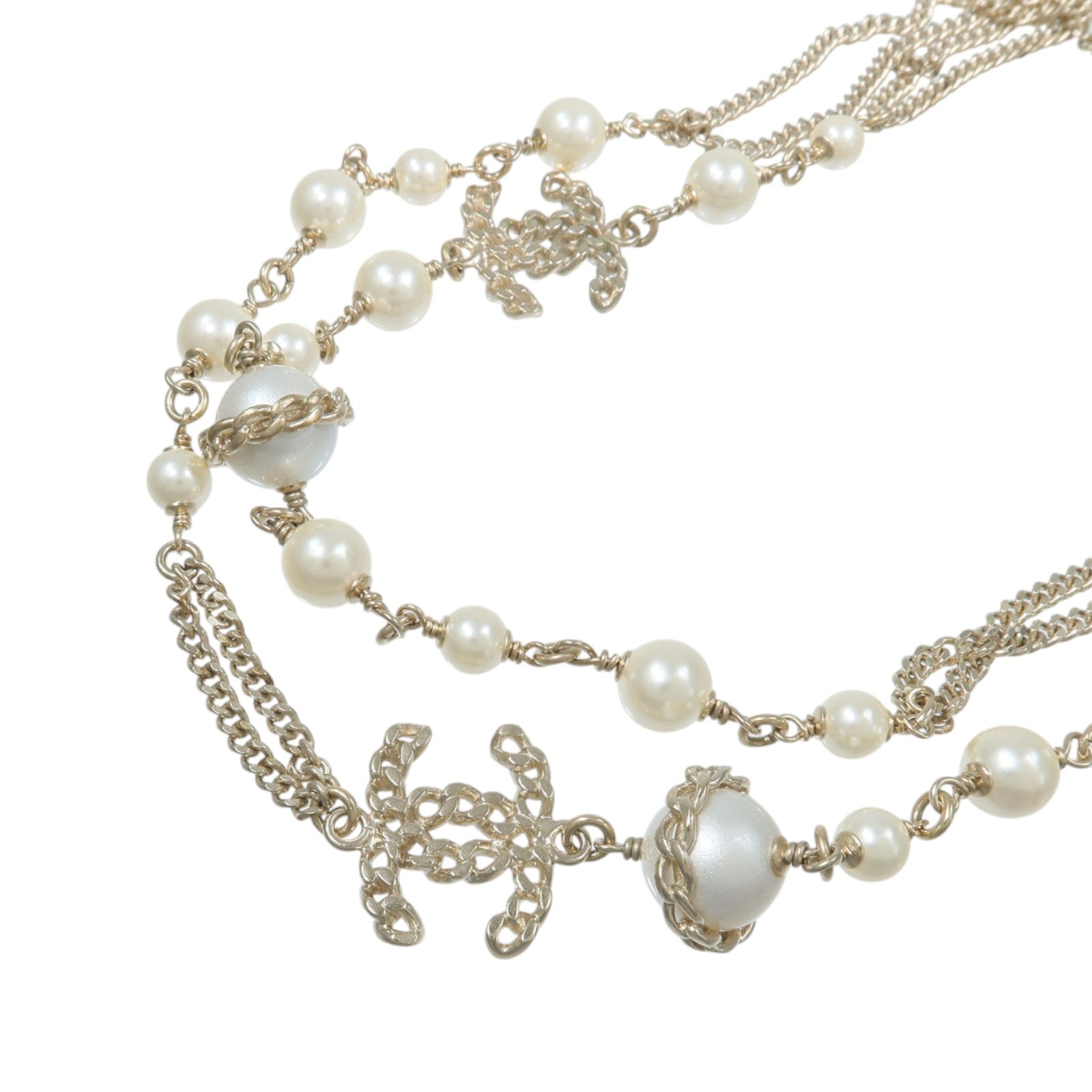 CHANEL PVC/金屬Necklace項鍊