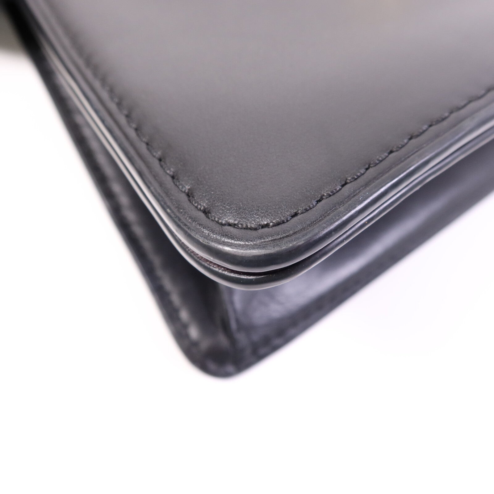 COACH 牛皮皮革2 Way Shoulder Bag金扣鏈帶手挽肩背兩用袋