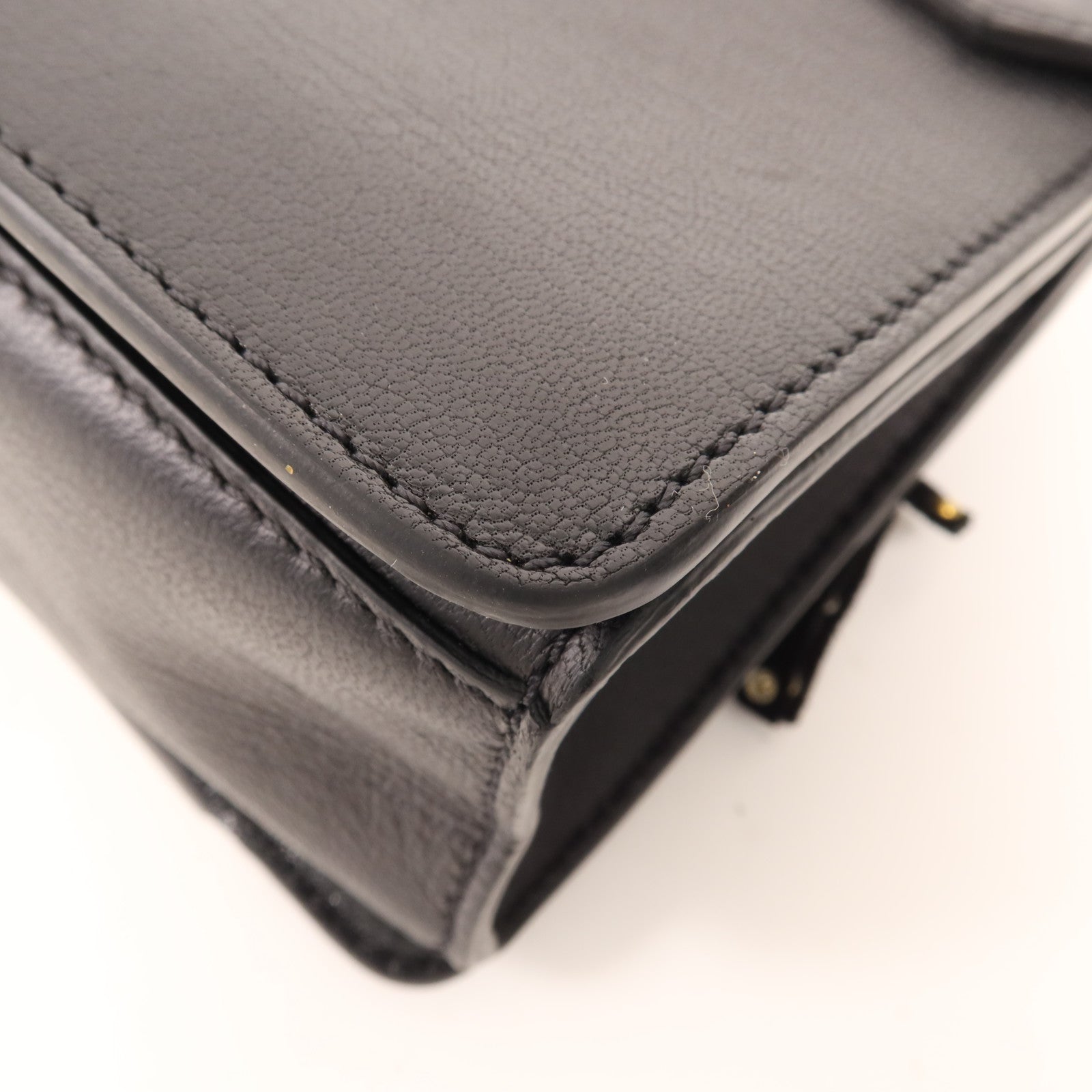 GIVENCHY 皮革Shoulder Bag金扣手挽肩背兩用袋