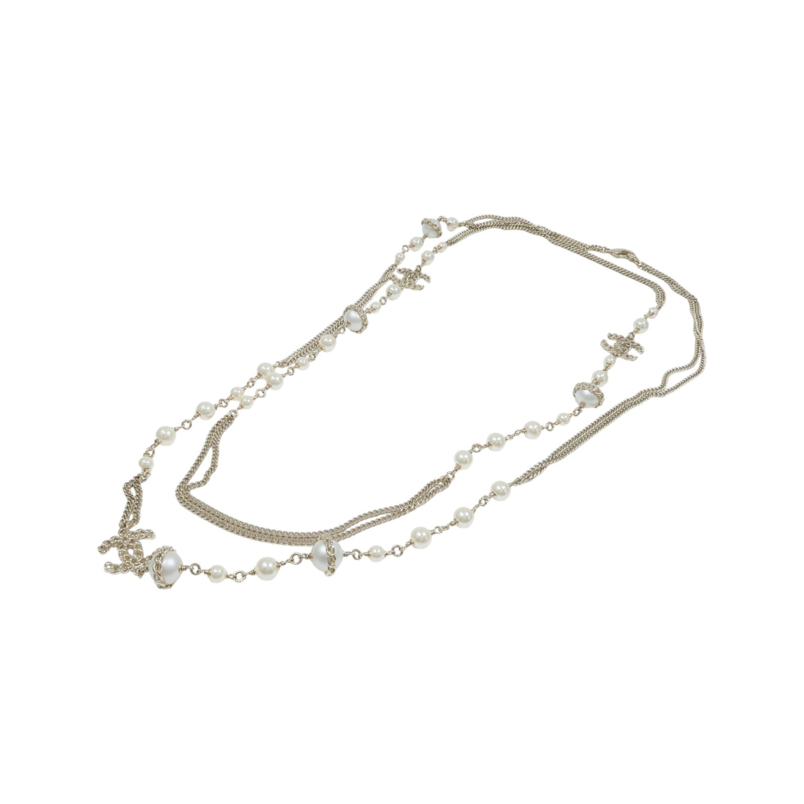 CHANEL PVC/金屬Necklace項鍊