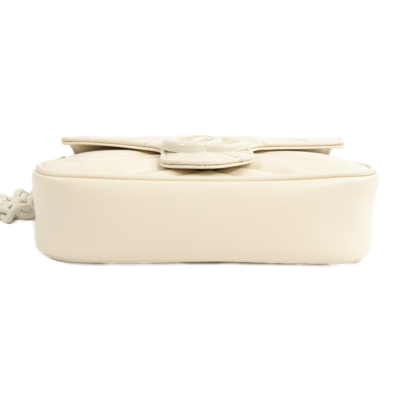 GUCCI 牛皮皮革Marmont Belt Bag鏈帶肩背袋