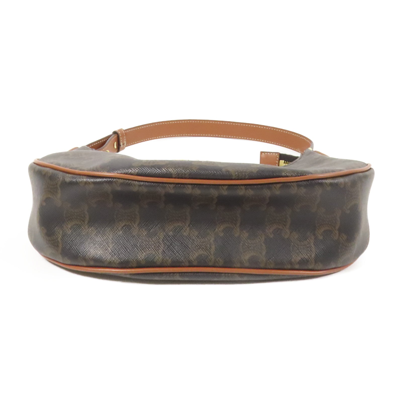 CELINE 塗層帆布AvaTriomphe金扣肩背袋