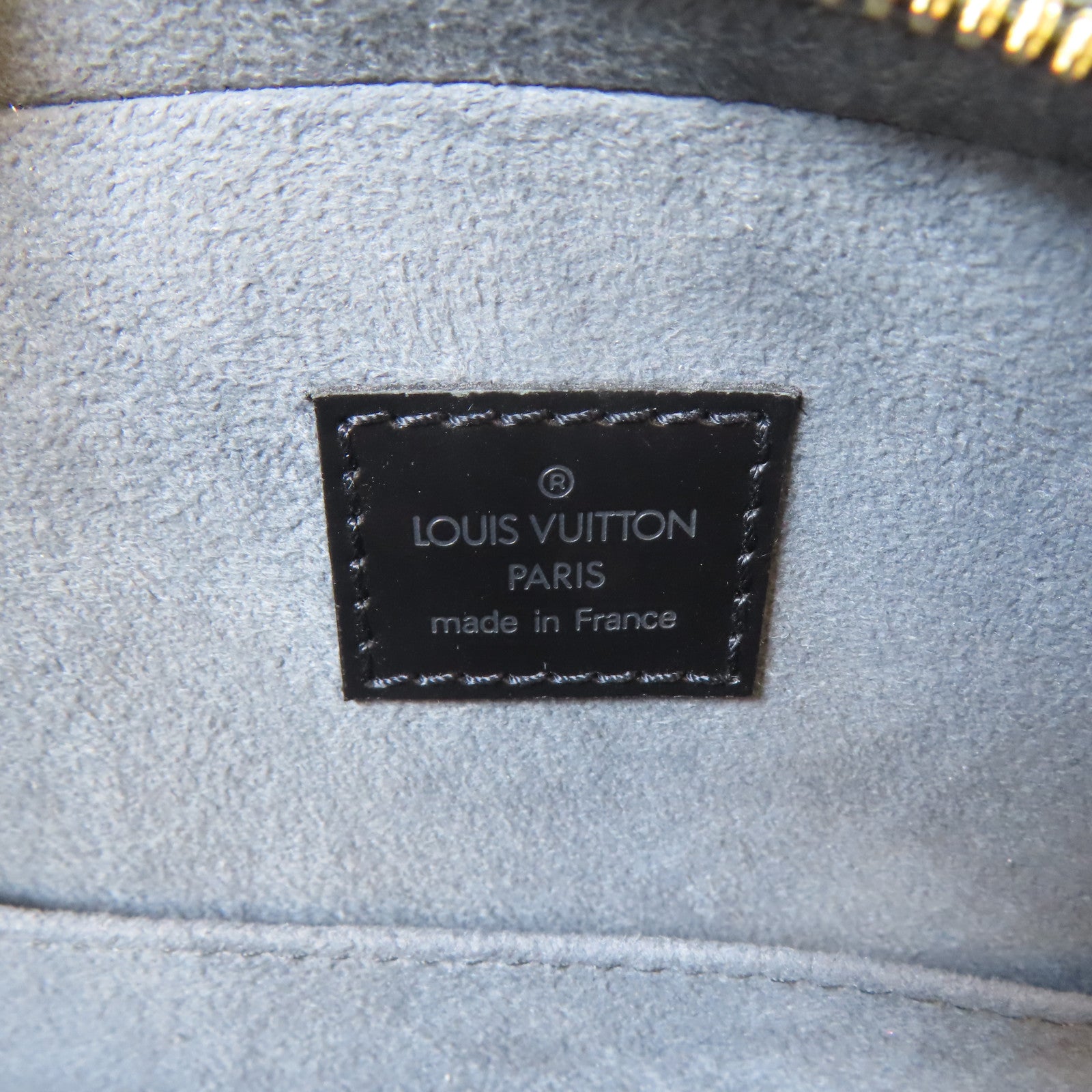 LOUIS VUITTON Epi Jasmin金扣手挽袋黑色