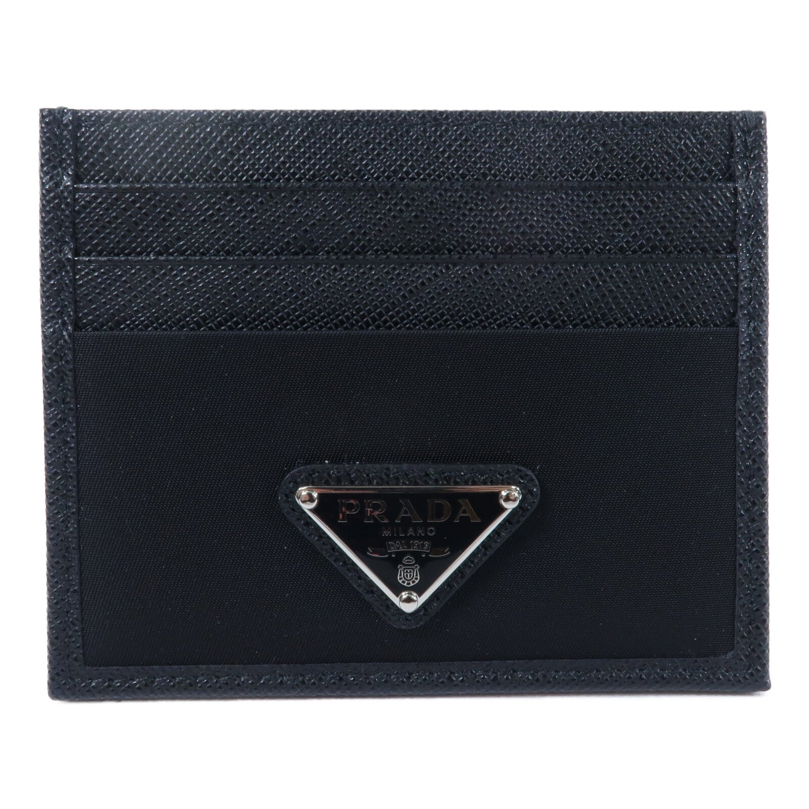 PRADA Saffiano皮革/Re-Polyamid Re-Nylon & Saffiano Leather Card Holder卡片套