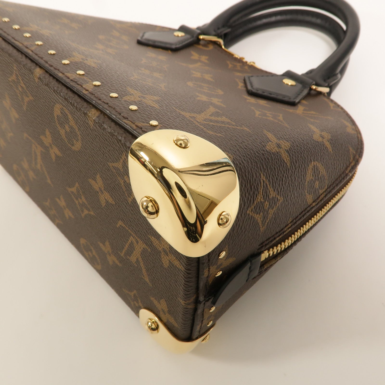 LOUIS VUITTON Monogram Alma BB Trunk手挽肩背兩用袋
