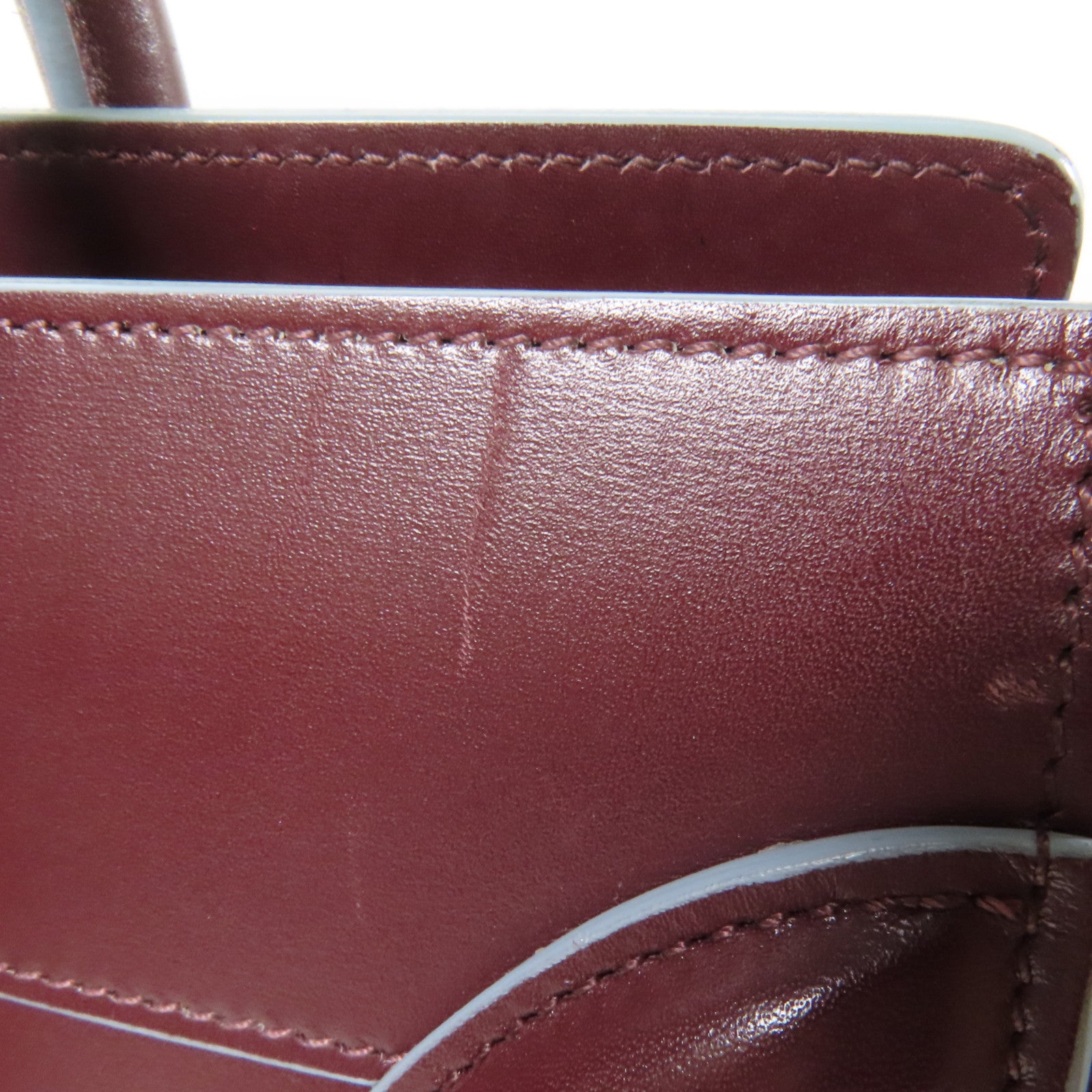 CELINE 牛皮皮革Mini Luggage金扣手挽袋