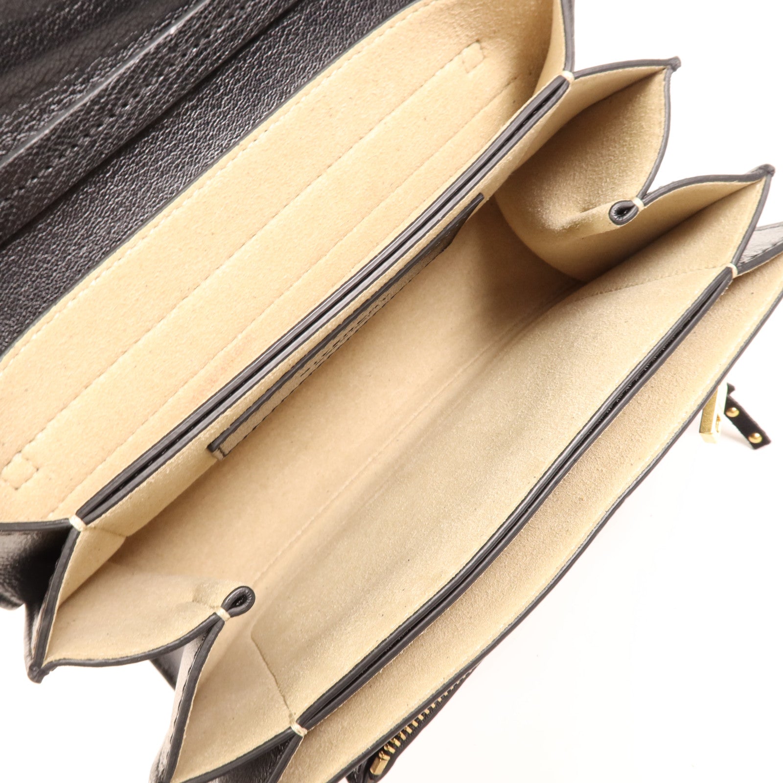 GIVENCHY 皮革Shoulder Bag金扣手挽肩背兩用袋