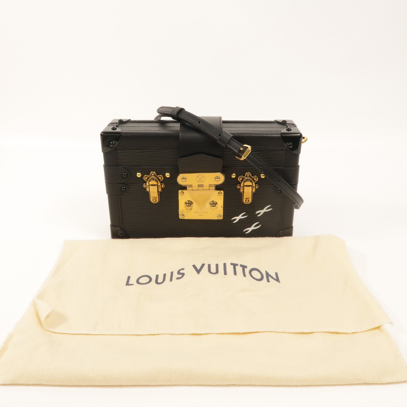 LOUIS VUITTON Epi Petite Malle肩背袋