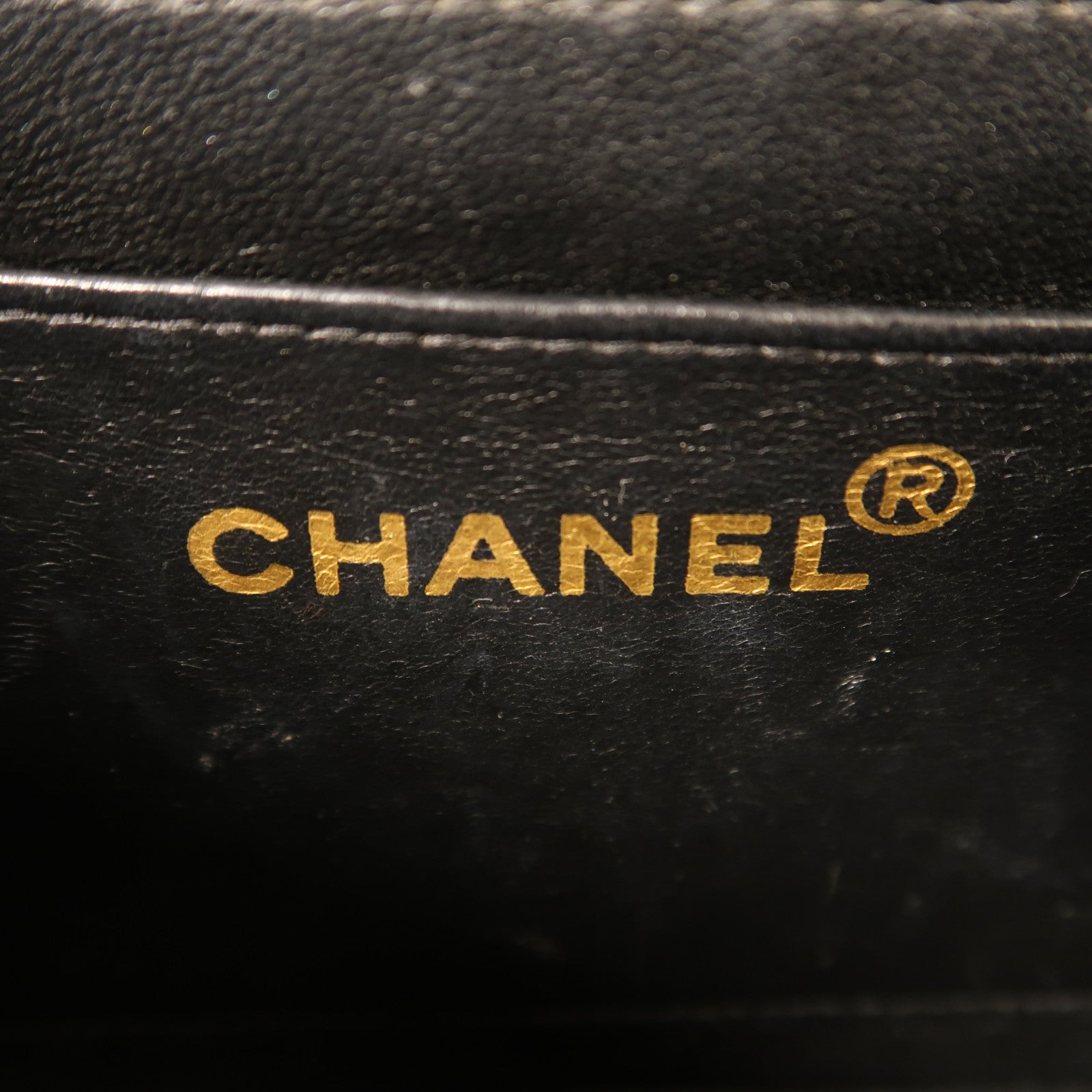 CHANEL 帆布Mini Classic 17金扣鏈帶肩背袋