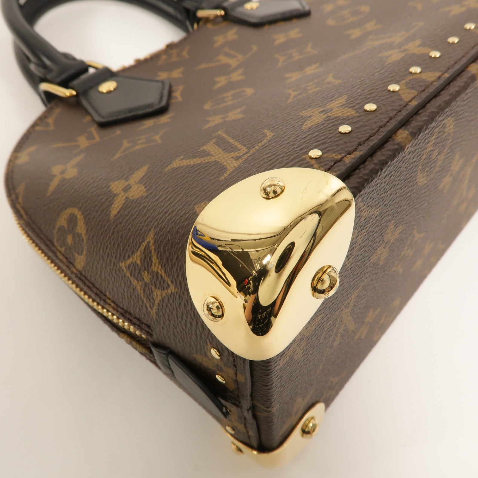 LOUIS VUITTON Monogram Alma BB Trunk手挽肩背兩用袋