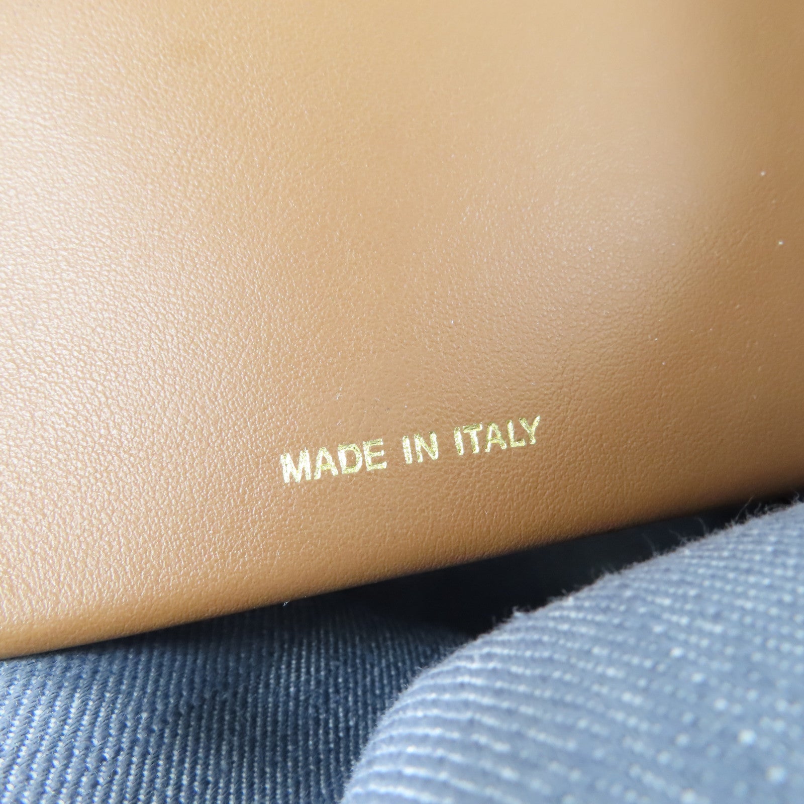 FENDI GHW Small Roll Shoulder Bag 8BH424 AUT4 F1SXQ Denim Blue