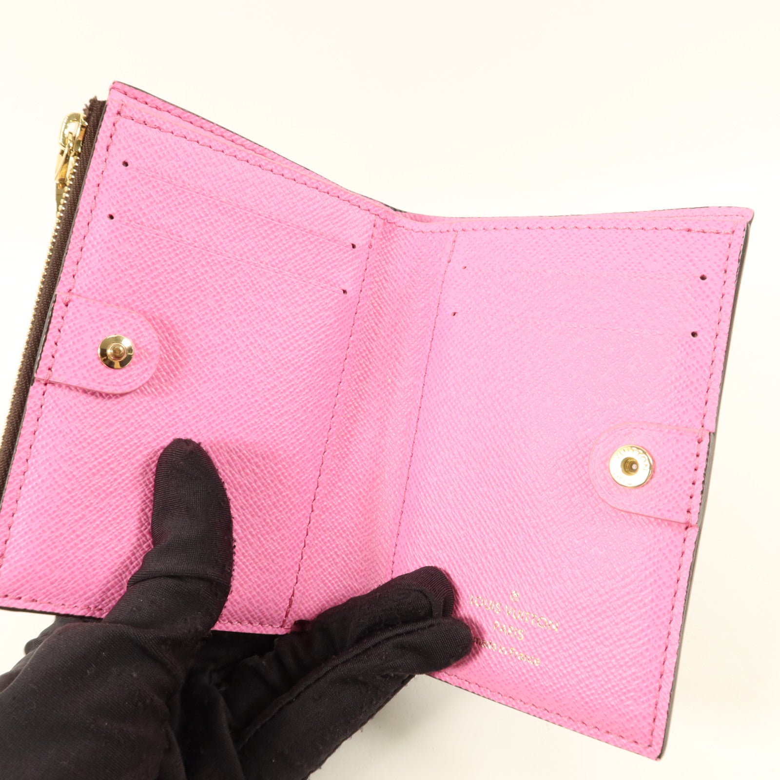 LOUIS VUITTON Monogram Lisa Wallet金扣錢包