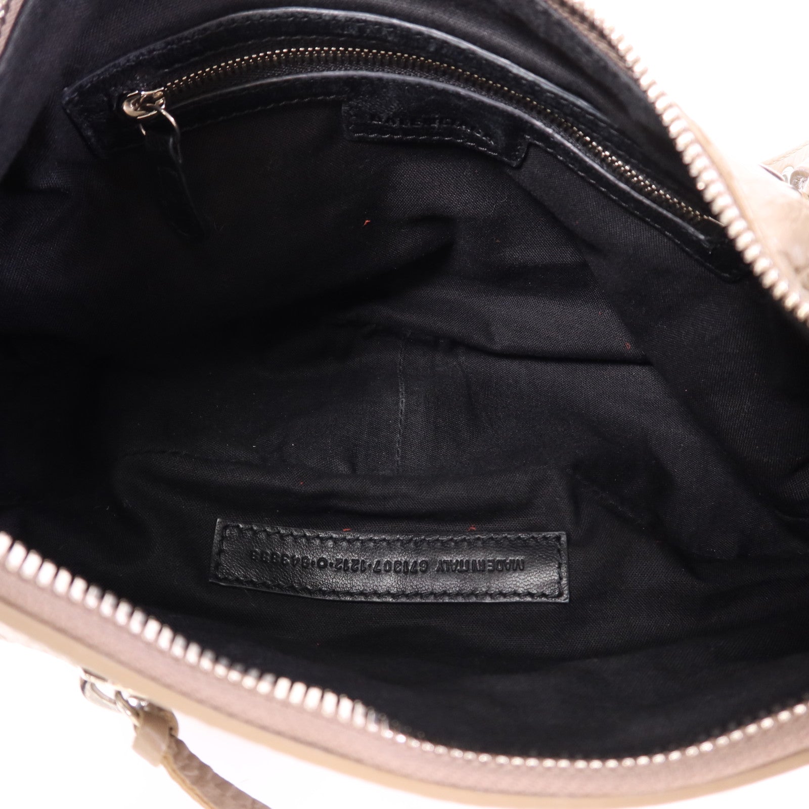 BALENCIAGA 羊皮皮革Le Cagole S銀扣肩背袋