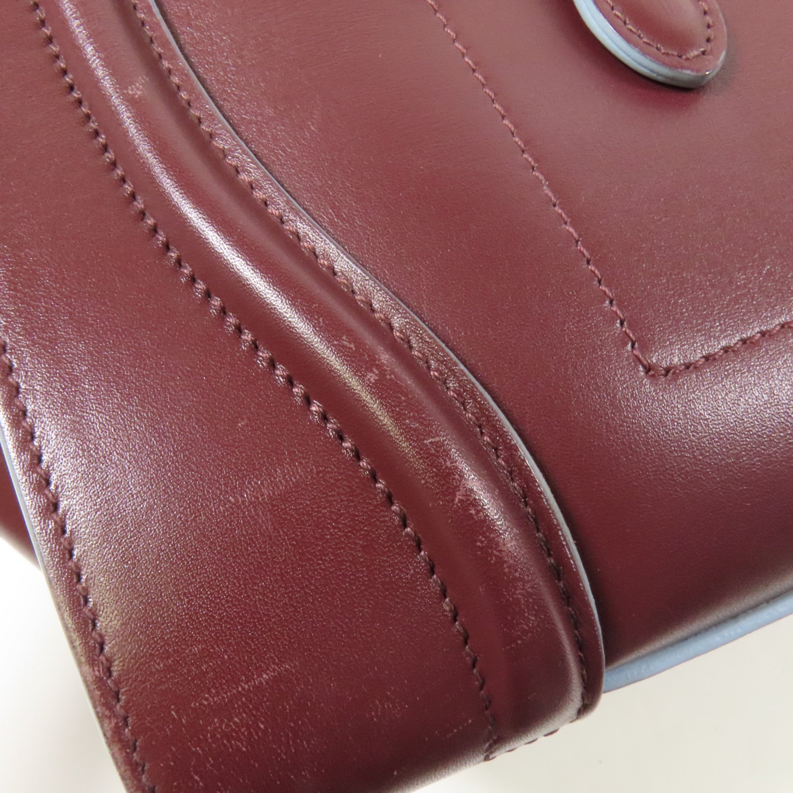 CELINE 牛皮皮革Mini Luggage金扣手挽袋