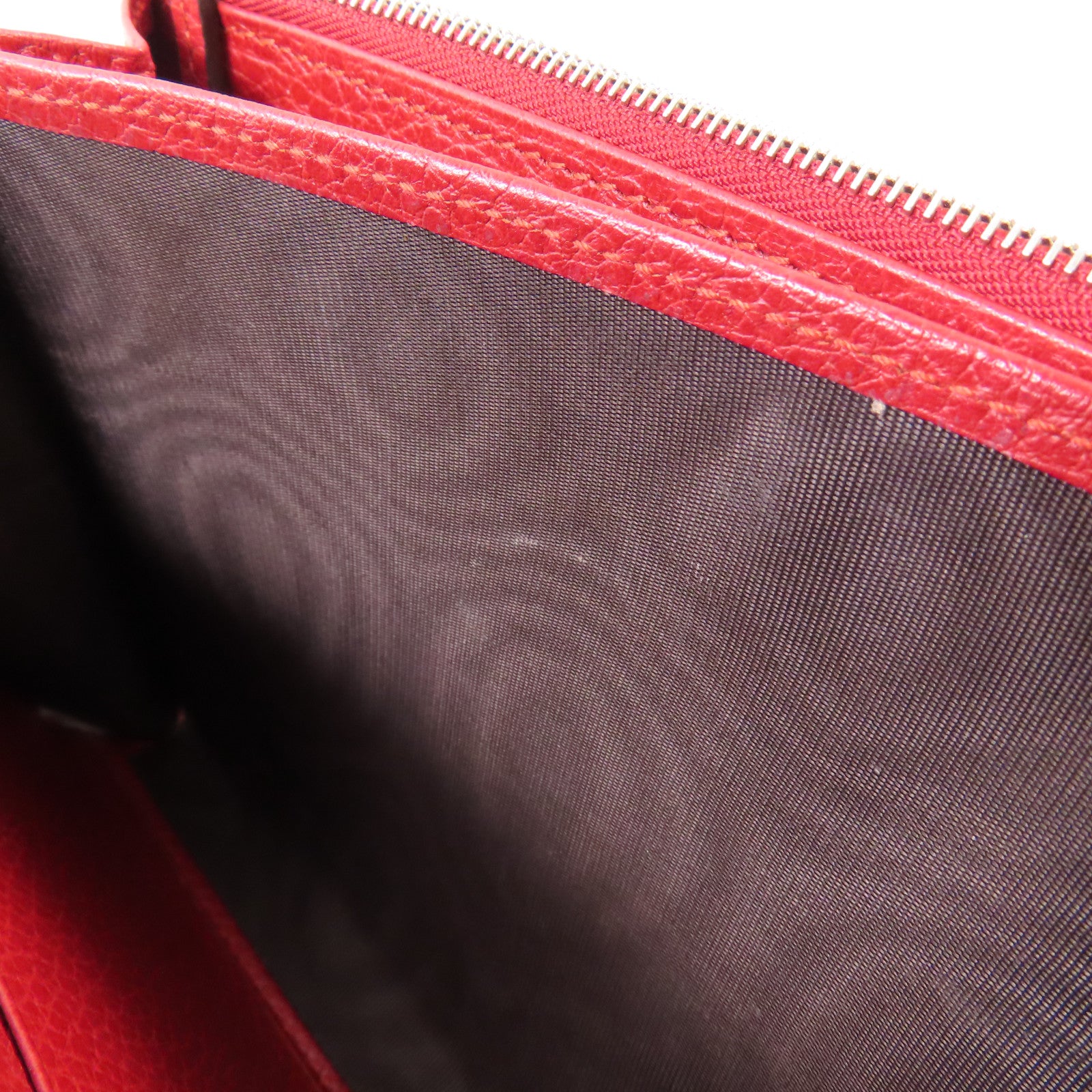 GUCCI GG Dionysus GG Supreme Chain Wallet Shoulder Bag 401231 Calfskin Red