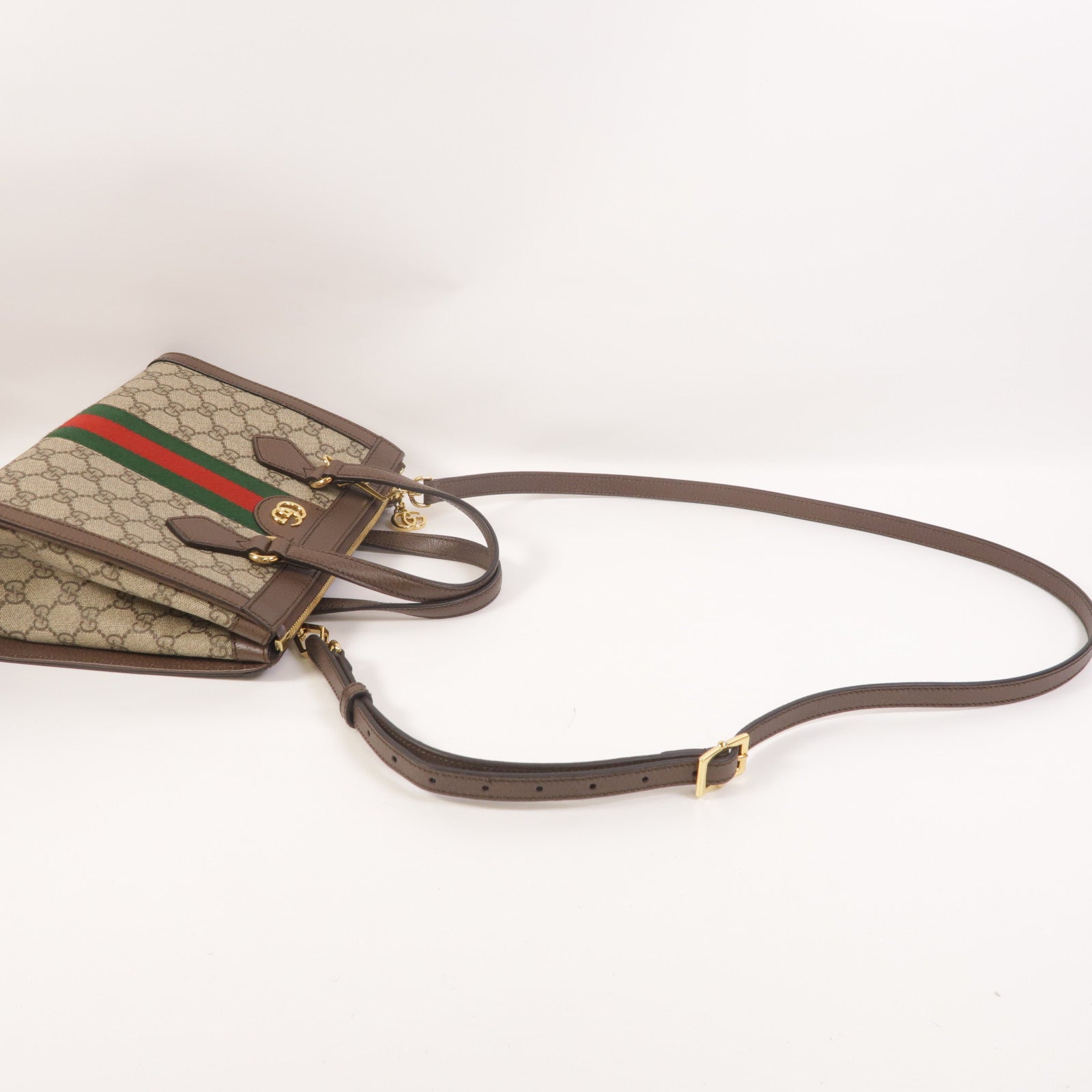 GUCCI 塗層帆布Ophidia Small Tote手挽肩背兩用袋