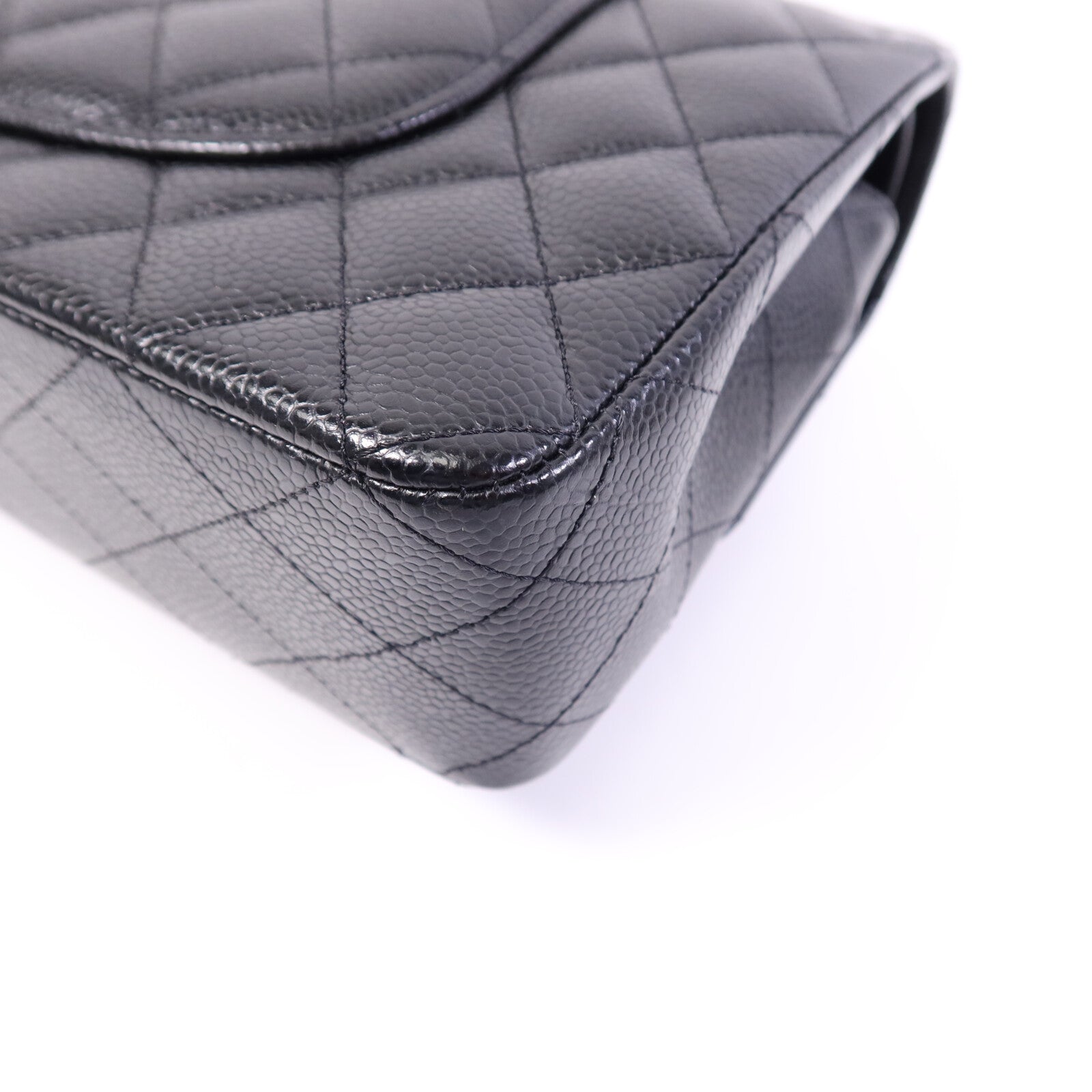 CHANEL 牛皮皮革Classic 25銀扣鏈帶肩背袋