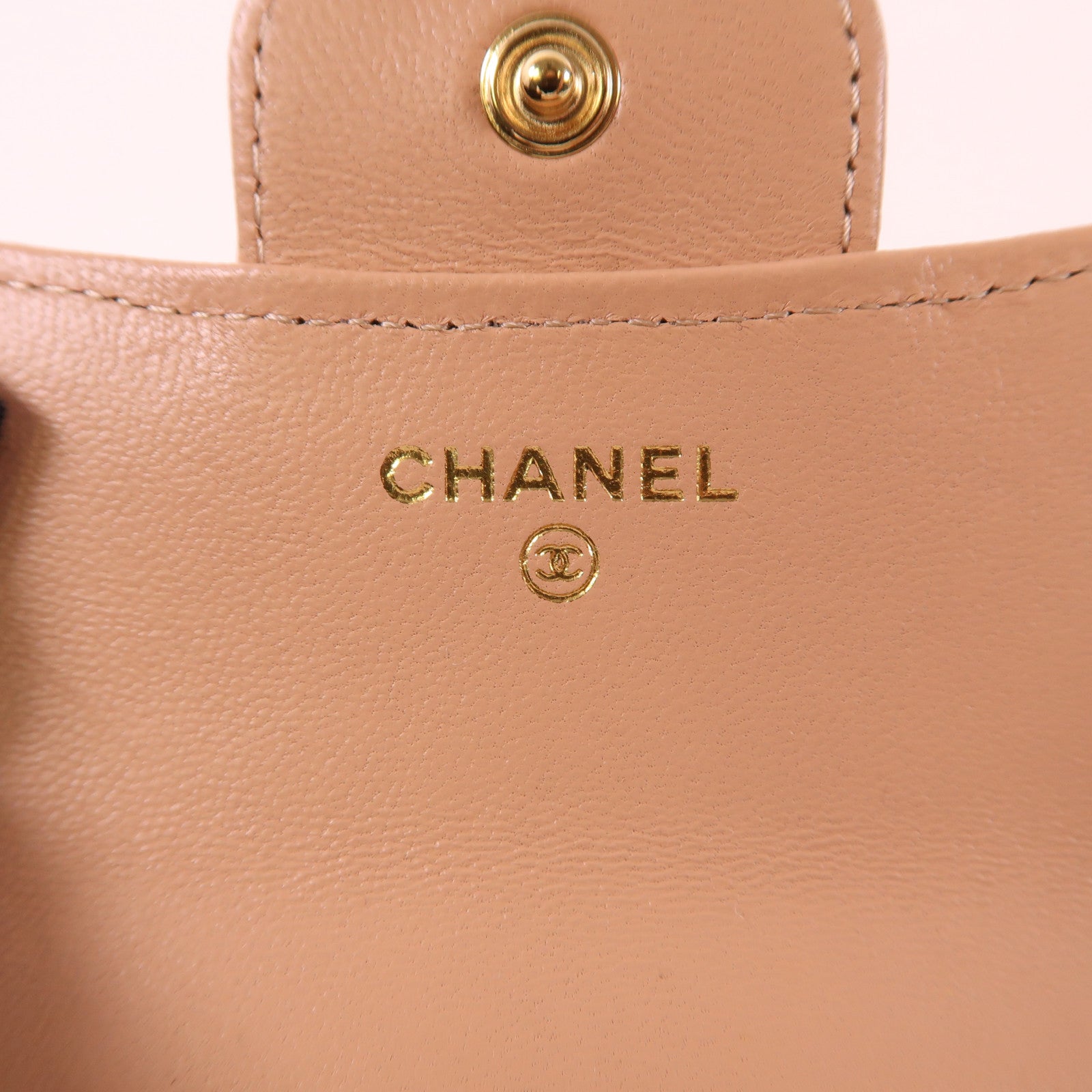 CHANEL 羊皮皮革Mini Top Handle金扣手挽肩背兩用袋