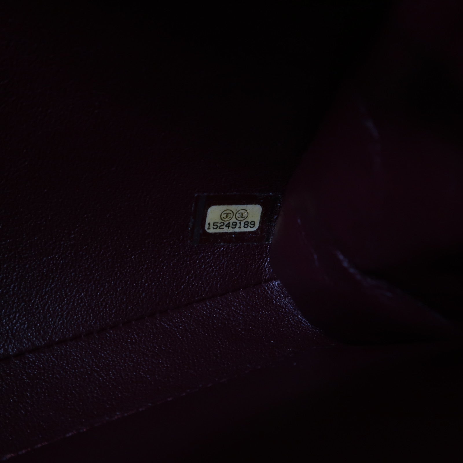 CHANEL 菱格羊皮皮革Chain Shoulder銀扣鏈帶肩背袋黑色