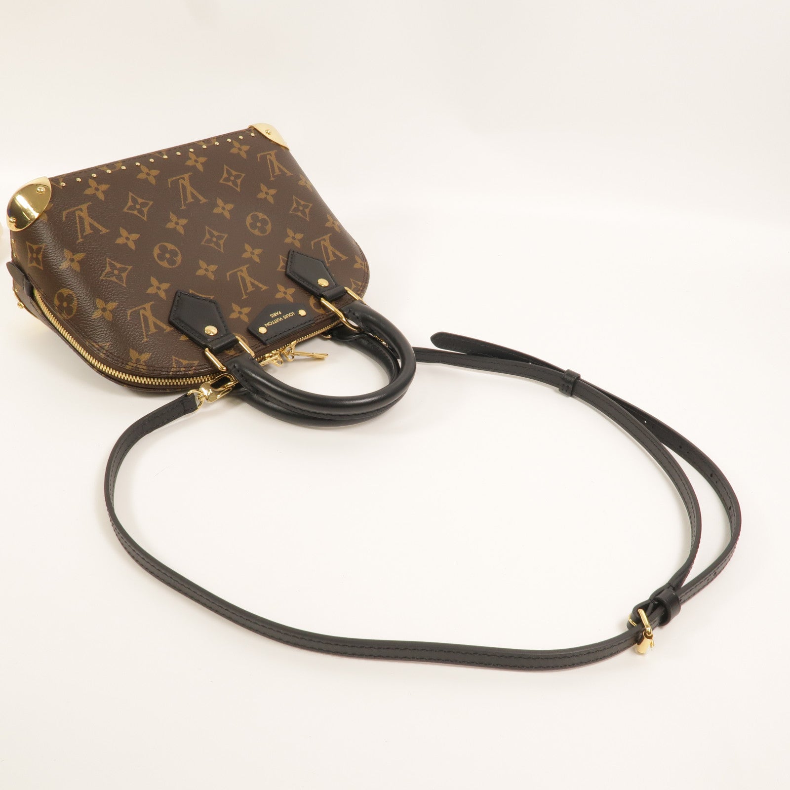 LOUIS VUITTON Monogram Alma BB Trunk手挽肩背兩用袋
